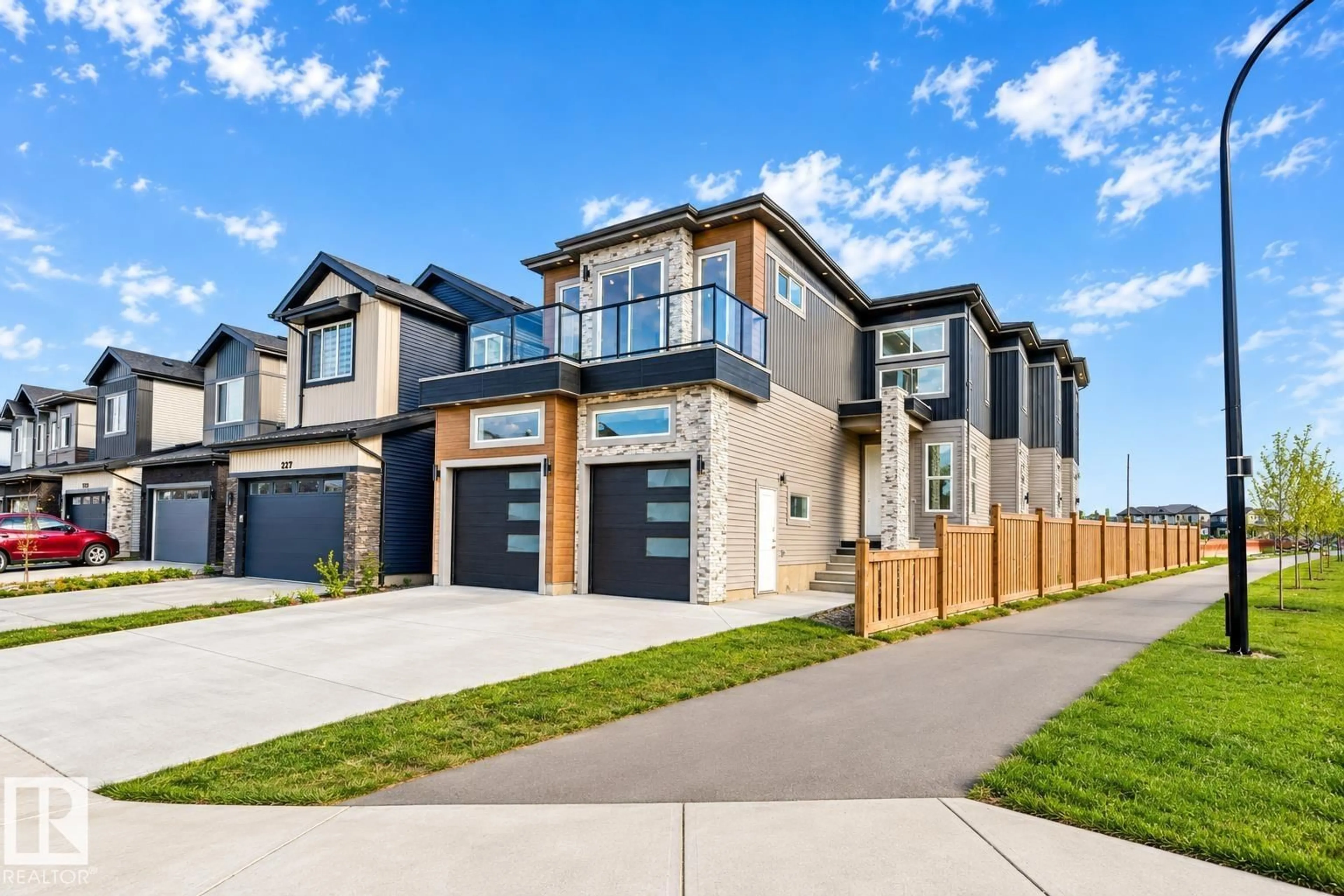 Home with brick exterior material, street for 231 28 ST, Edmonton Alberta T6X3E4