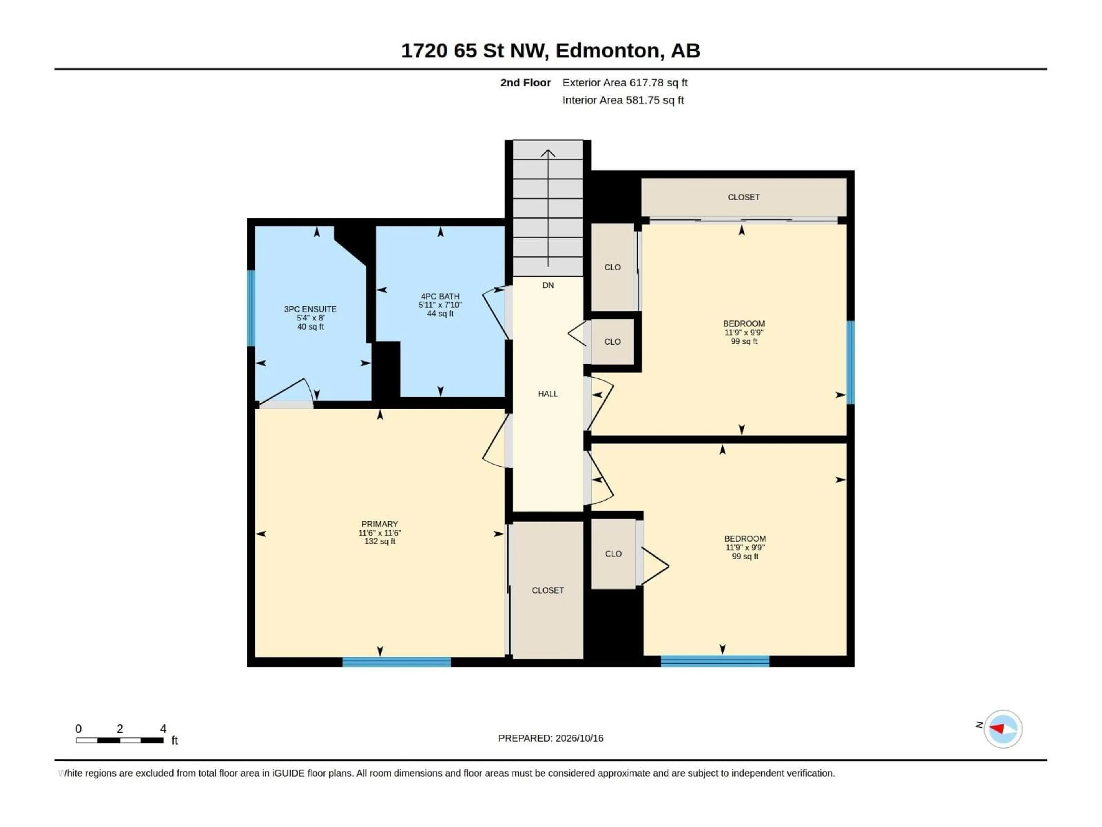 Floor plan for NW - 1720 65 ST, Edmonton Alberta T6L1S2
