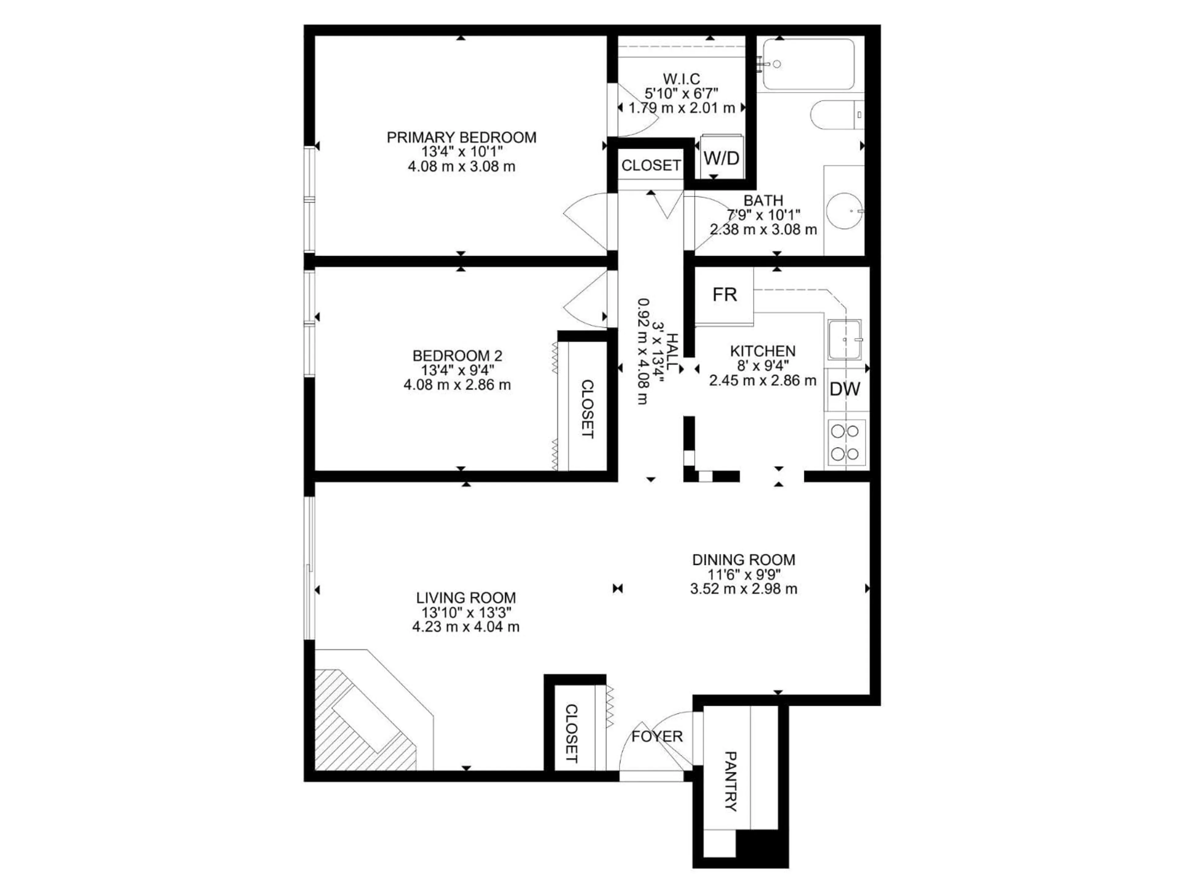 Floor plan for #101 - 340 WOODBRIDGE WY, Sherwood Park Alberta T8A4G3