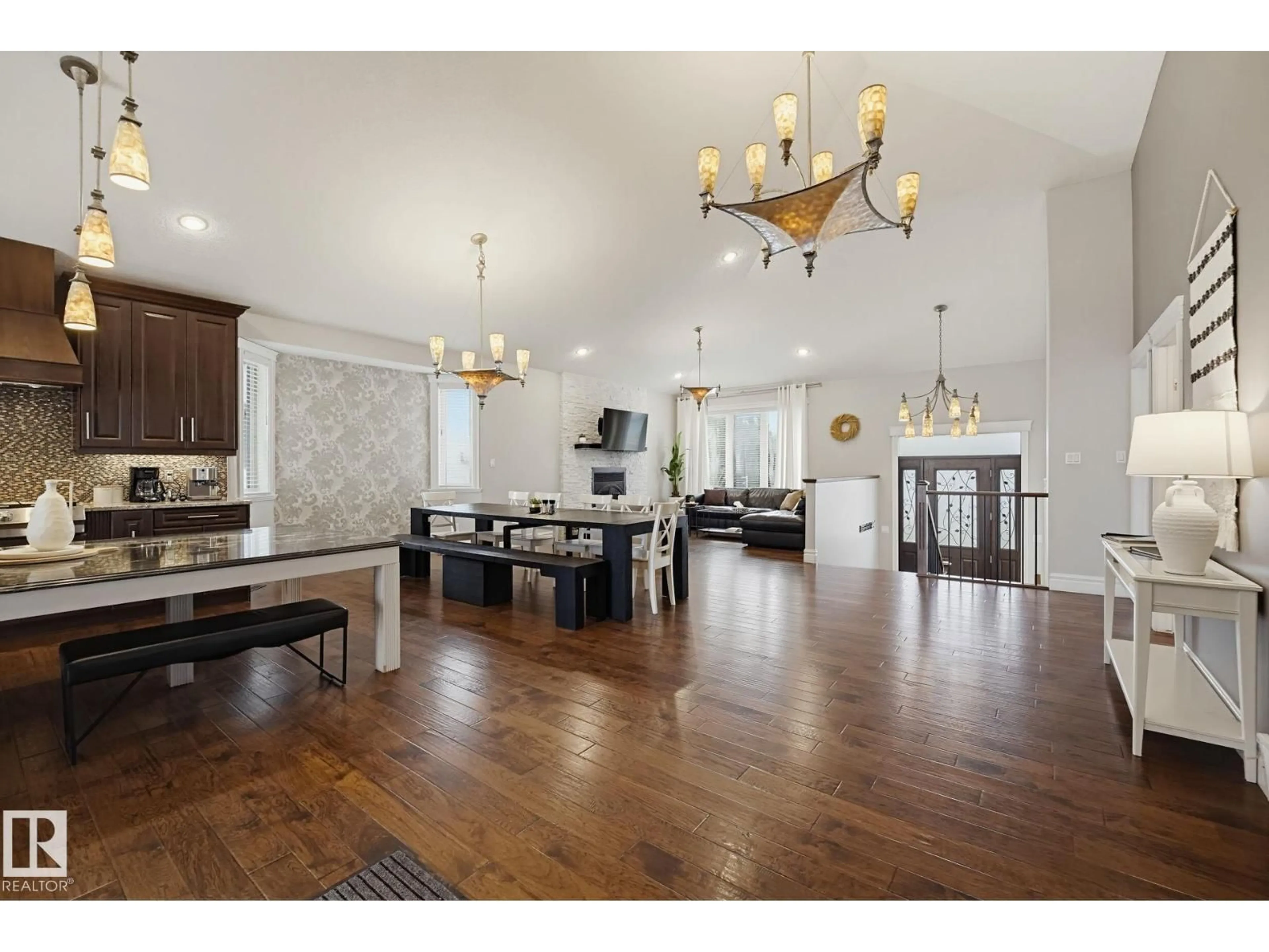 Open concept kitchen, unknown for 10351 147 ST, Edmonton Alberta T5N3C2