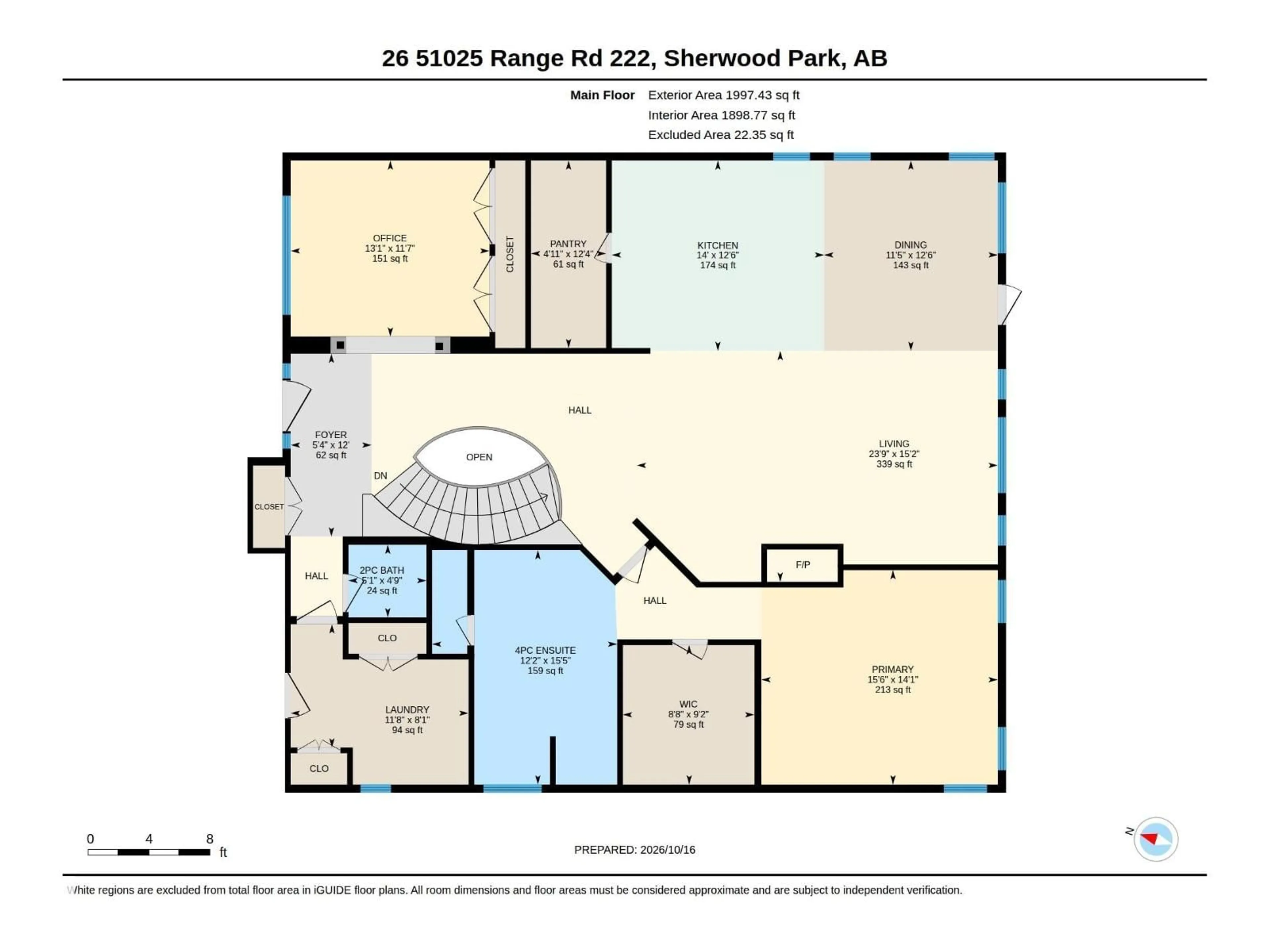 Floor plan for 51025 - 26 RGE ROAD 222, Rural Strathcona County Alberta T8C1J5