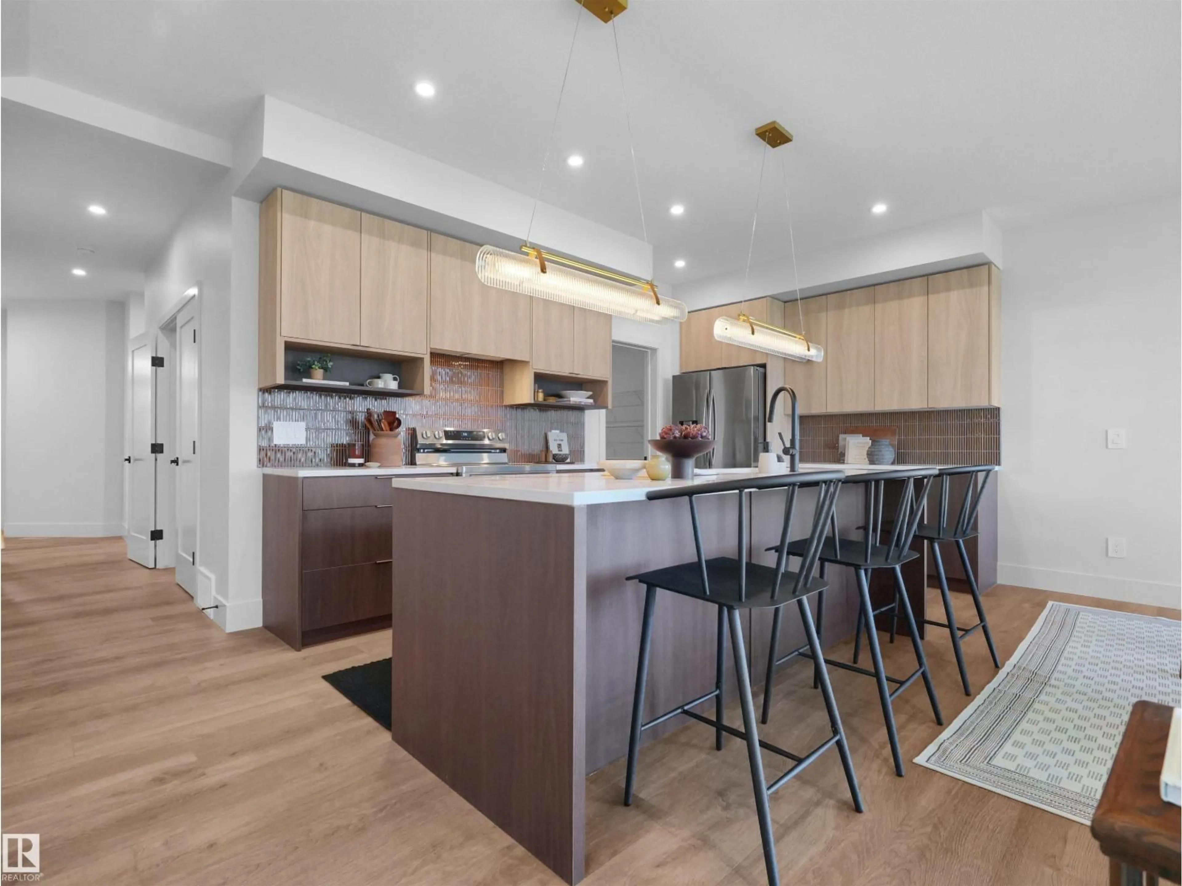 Open concept kitchen, unknown for SW - 8295 KIRIAK LO, Edmonton Alberta T6W5S2