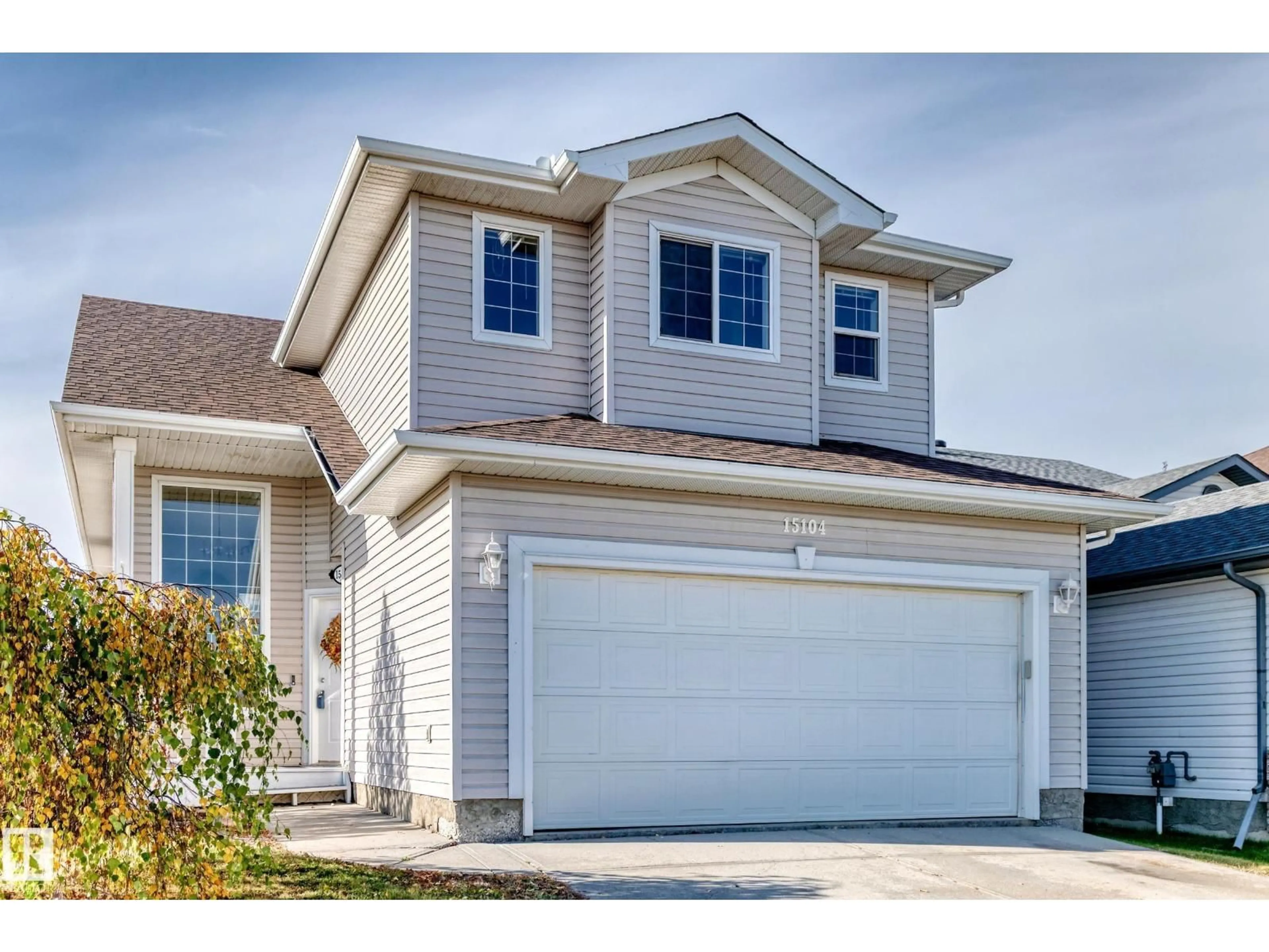 Home with vinyl exterior material, street for NW - 15104 45 ST, Edmonton Alberta T5Y3B1