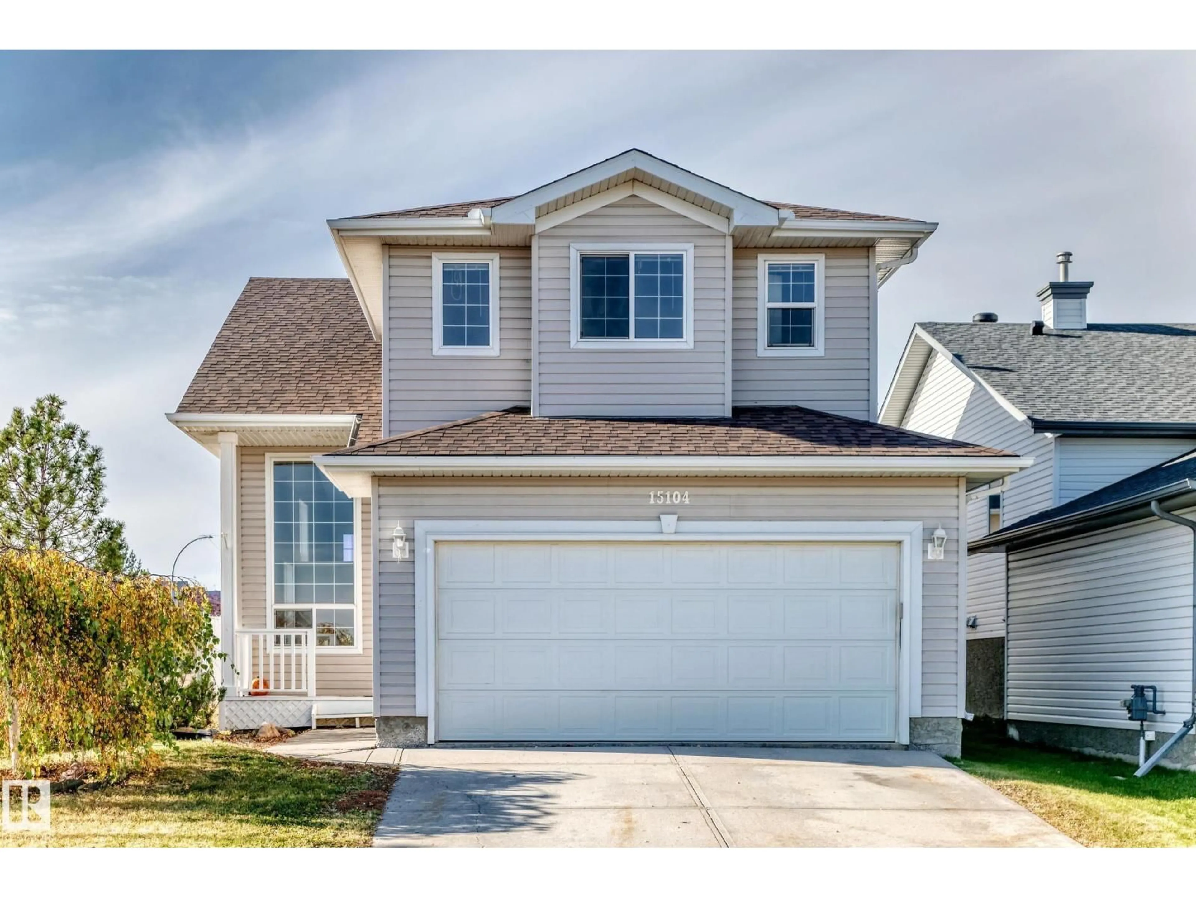 Home with vinyl exterior material, street for NW - 15104 45 ST, Edmonton Alberta T5Y3B1
