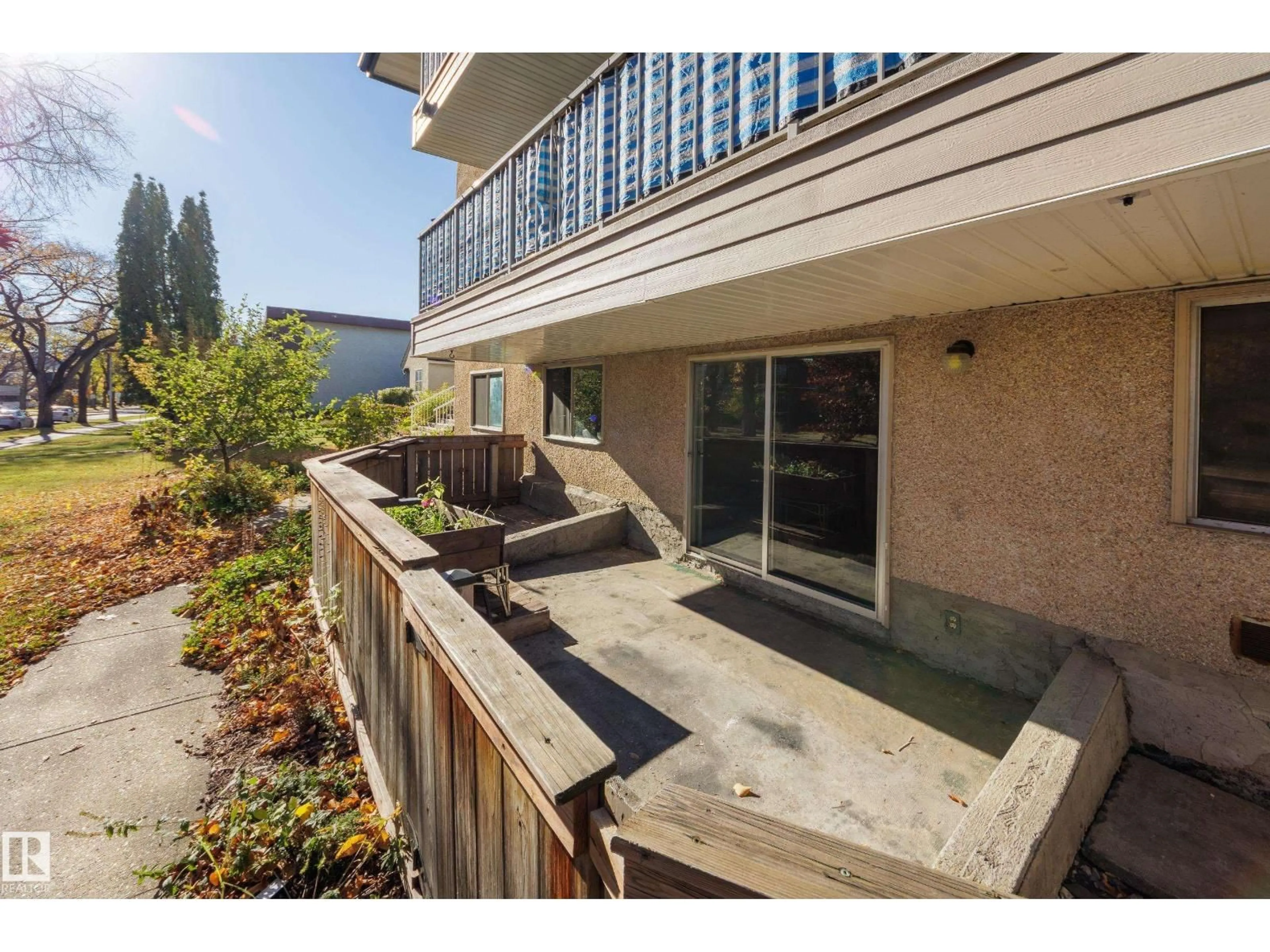 Patio, unknown for #4 - 10836 116 ST, Edmonton Alberta T5H3M5