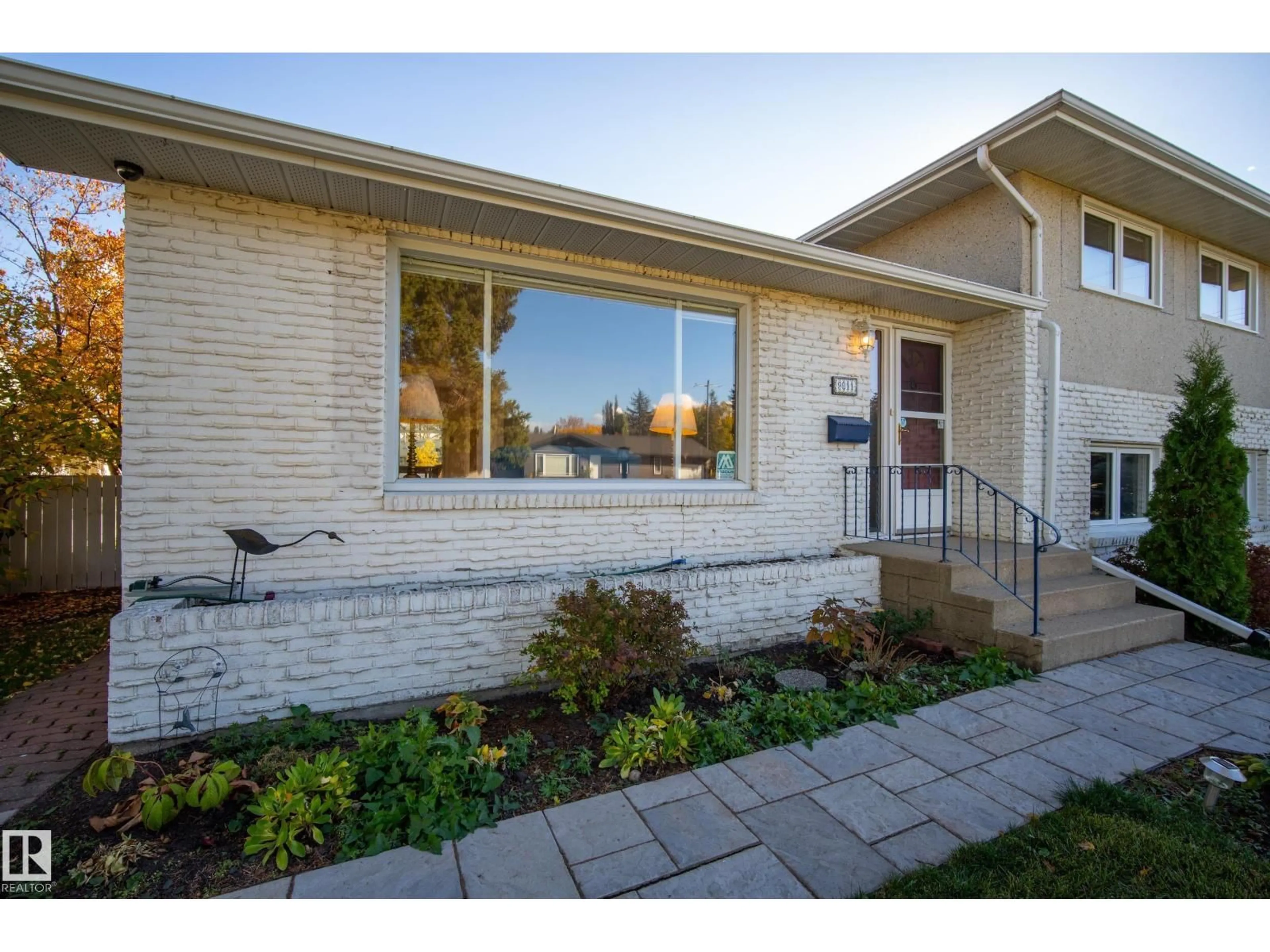 Home with brick exterior material, street for 9011 157 ST, Edmonton Alberta T5R2A6
