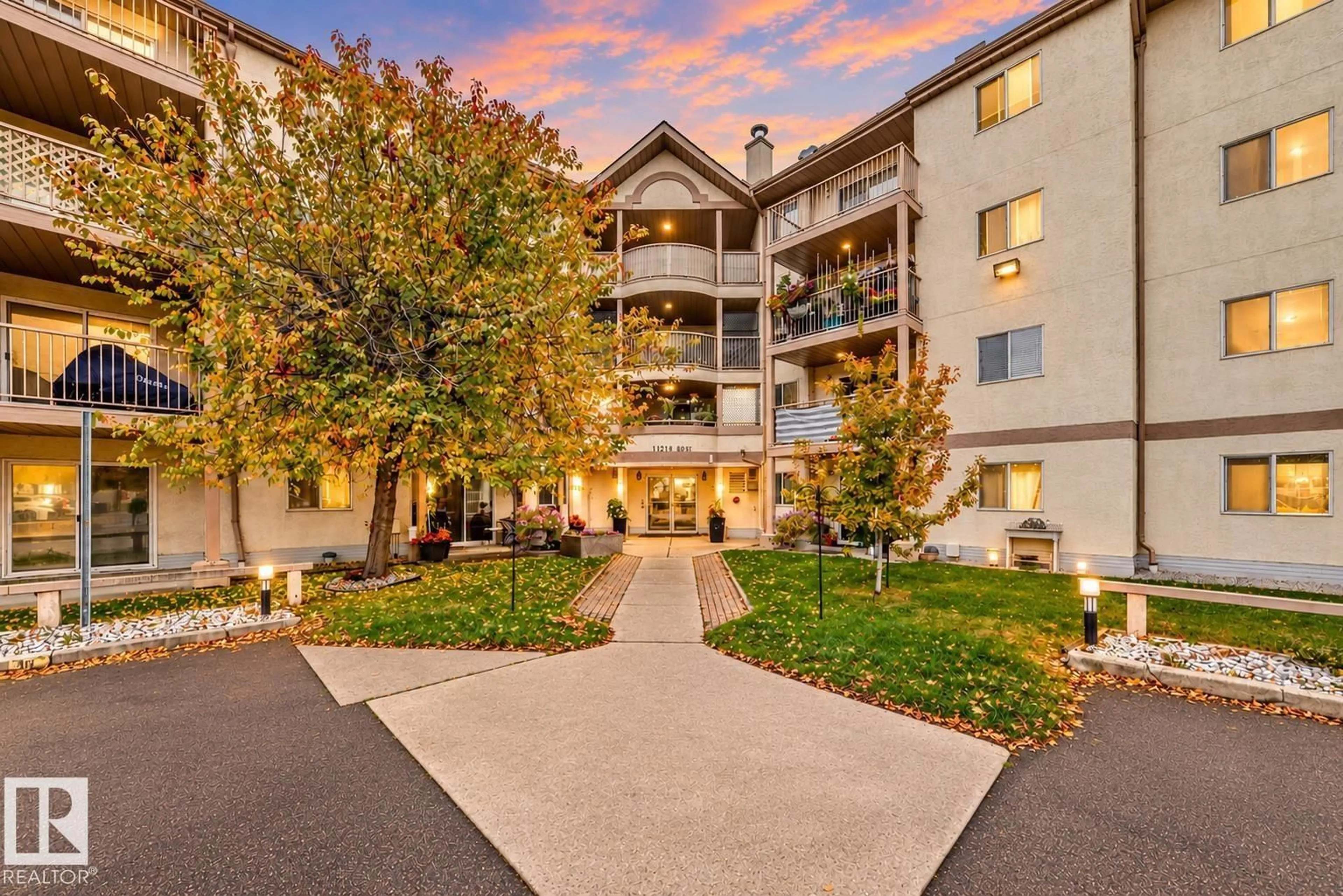 Patio, unknown for #212 - 11218 80 ST, Edmonton Alberta T5B4V9