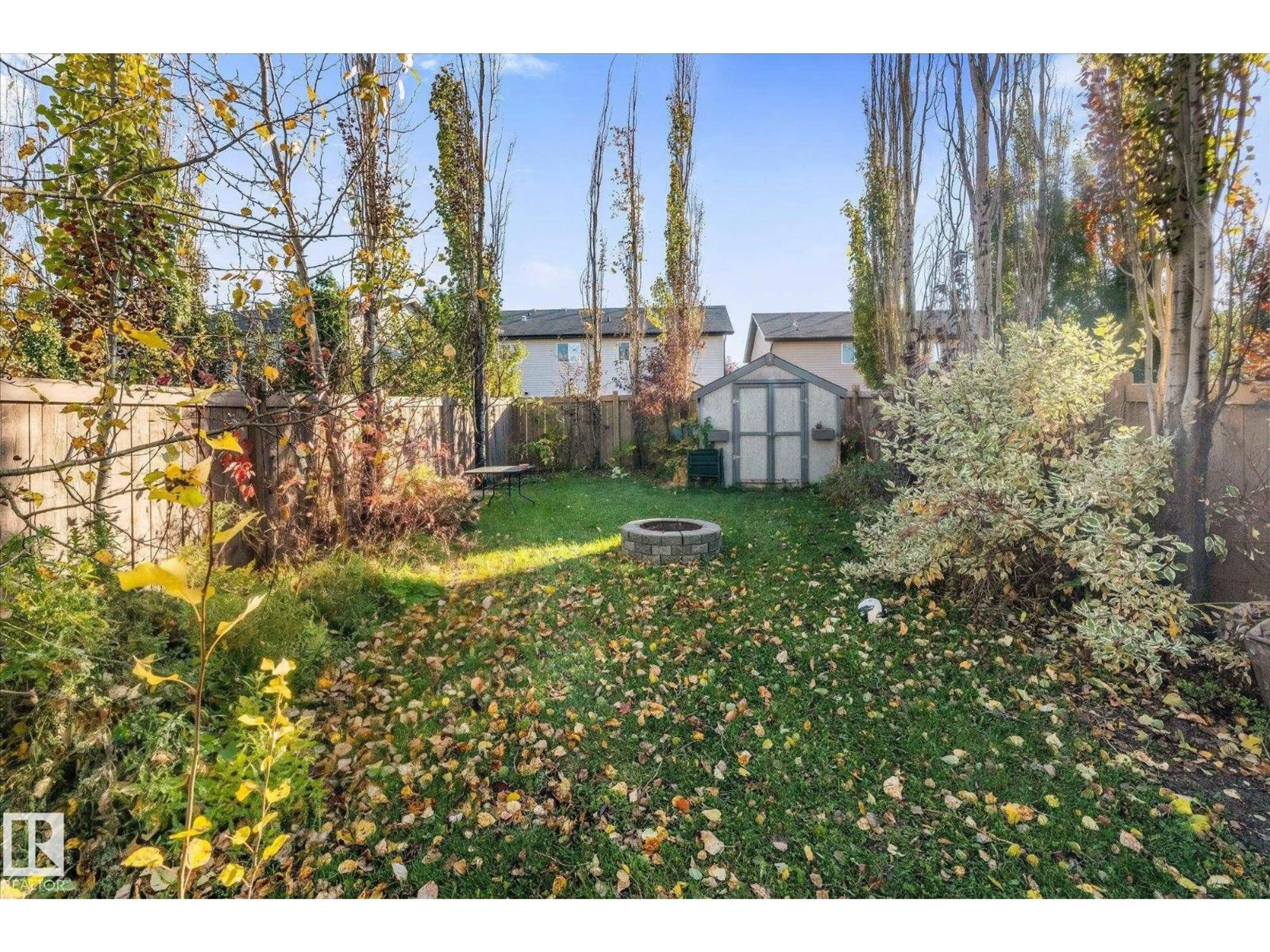 A pic from outside/outdoor area/front of a property/back of a property/a pic from drone, forest/trees view for 2123 HAMMOND CO, Edmonton Alberta T6M0J1