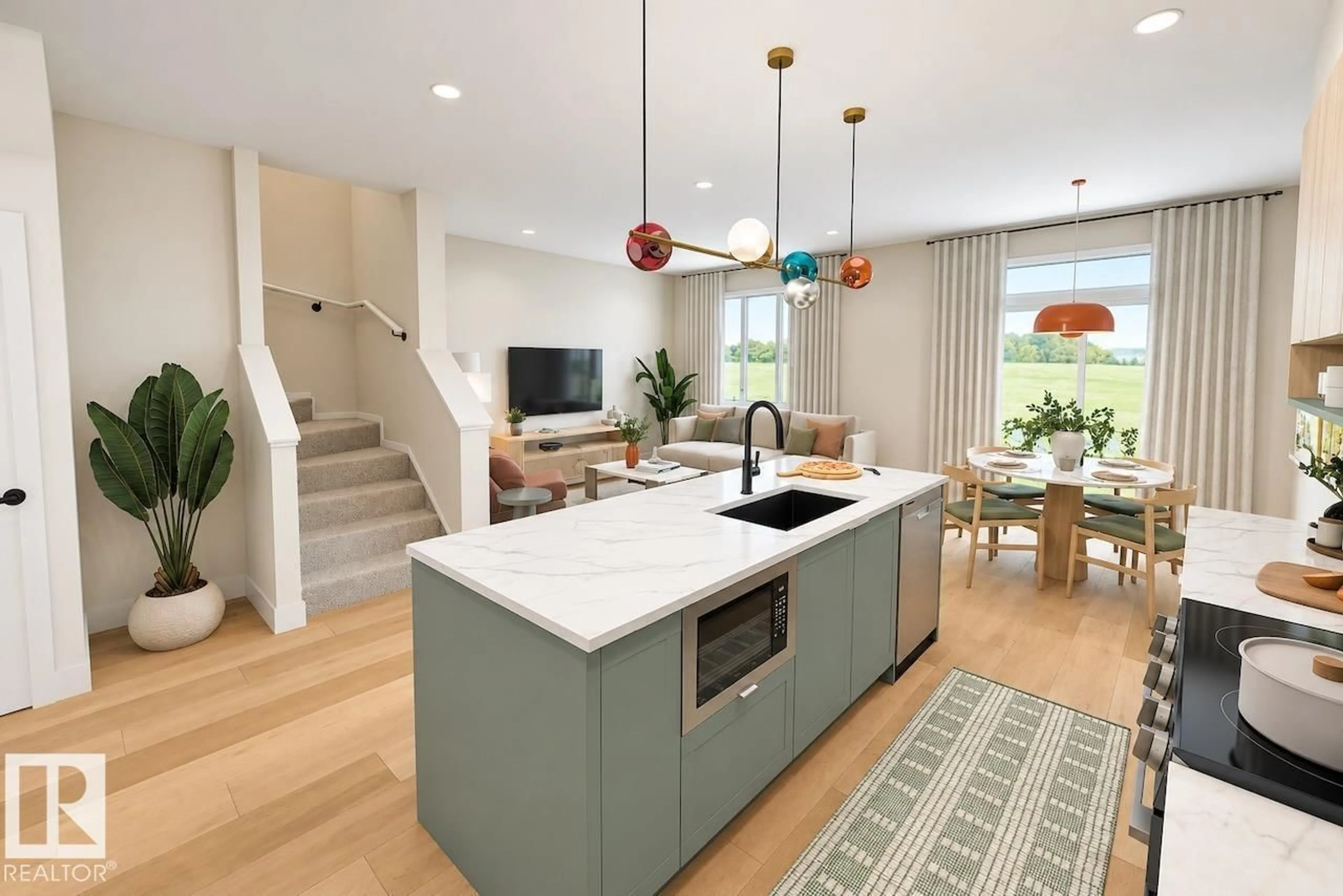 Open concept kitchen, unknown for NW - 2219 CROSSBILL LI, Edmonton Alberta T5S0Y6