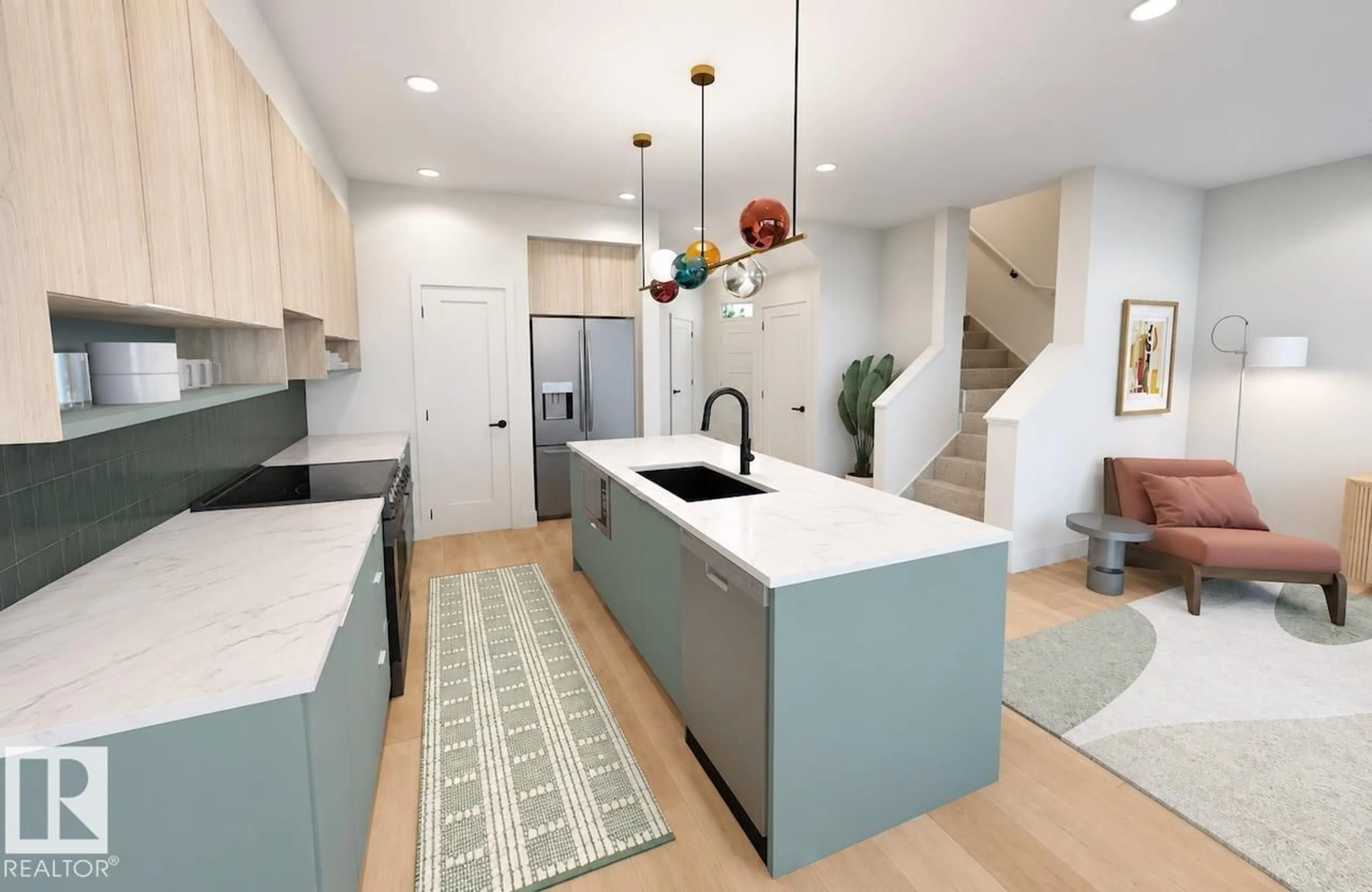 Open concept kitchen, unknown for NW - 2219 CROSSBILL LI, Edmonton Alberta T5S0Y6