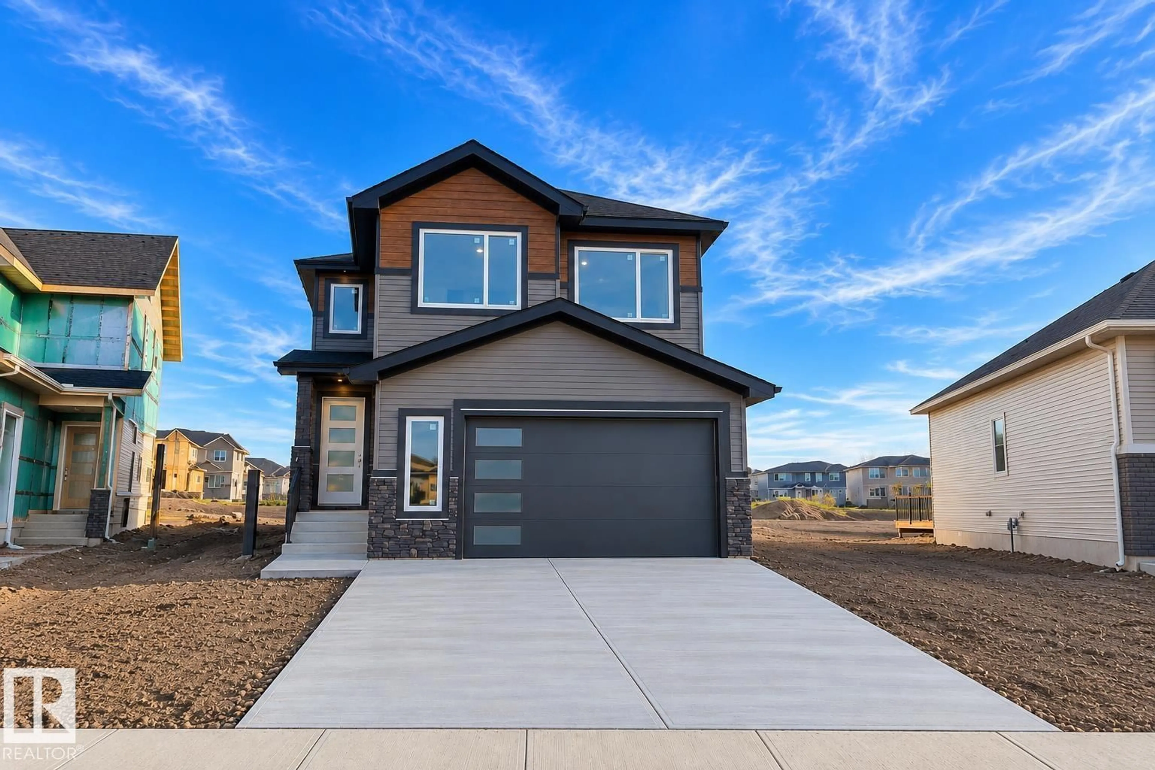 Home with brick exterior material, street for NW - 17420 69 ST, Edmonton Alberta T5Z0Y7