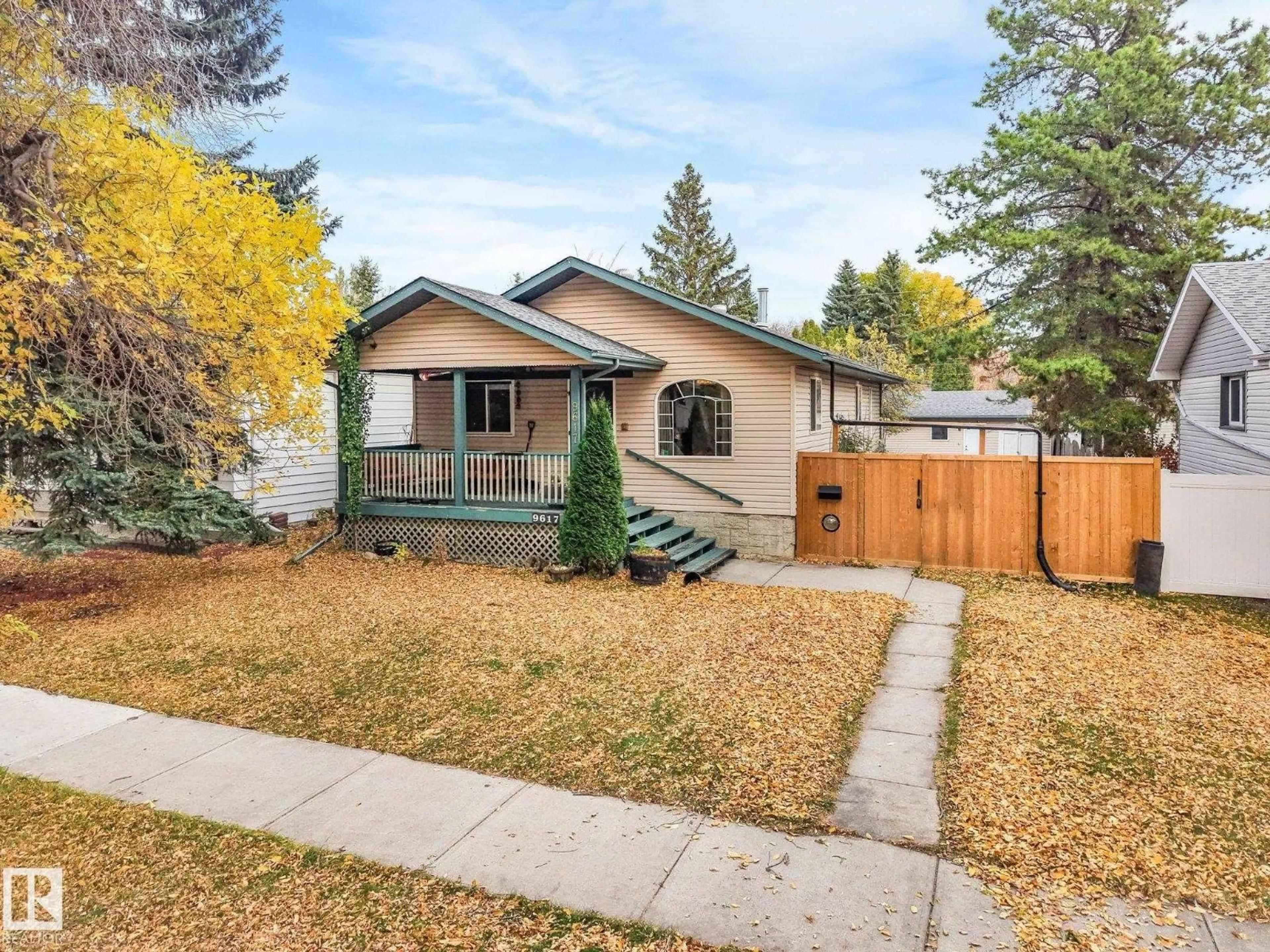 Home with vinyl exterior material, street for 9617 151 ST, Edmonton Alberta T5P1S5