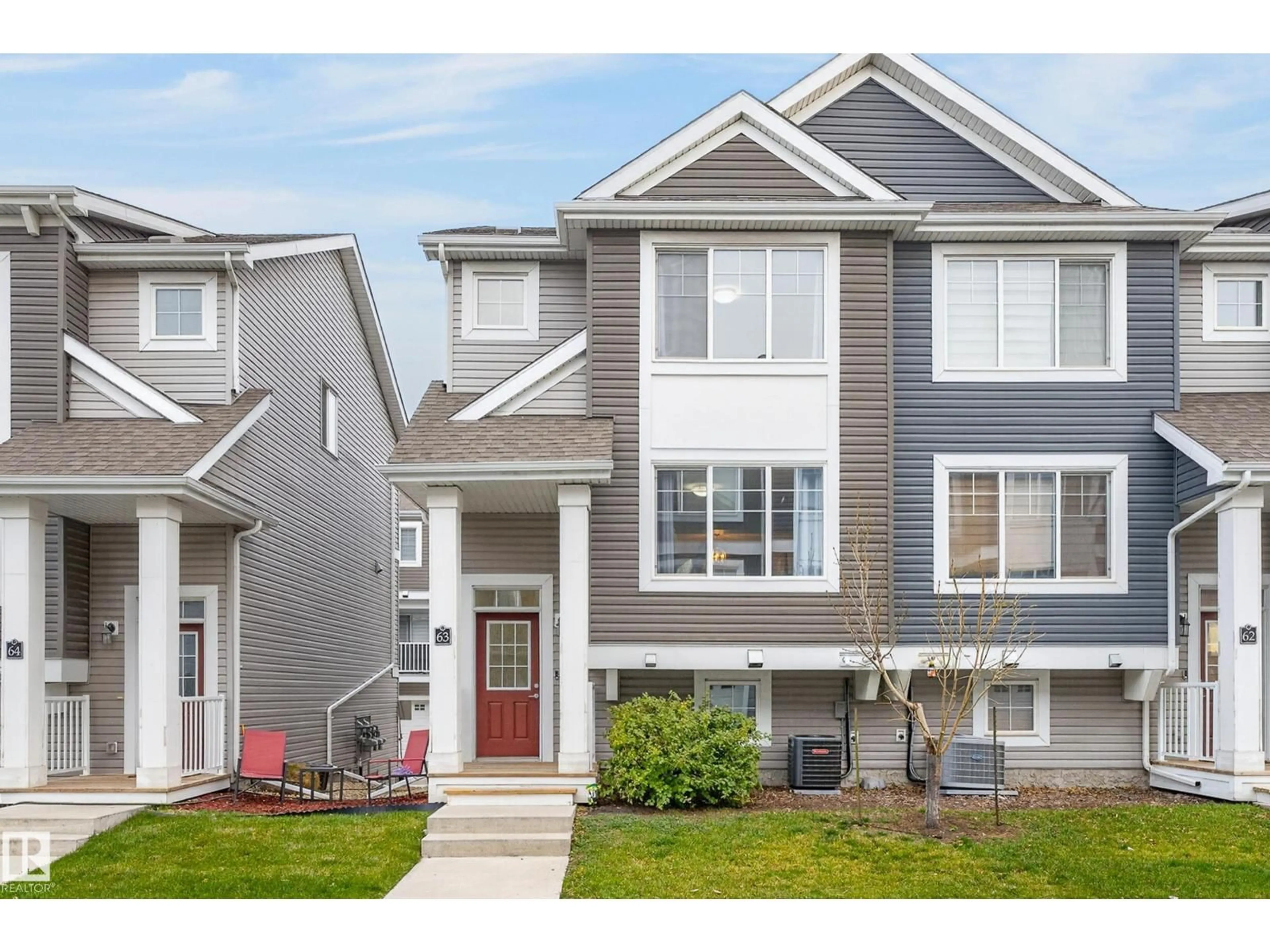 Home with vinyl exterior material, street for 63 - 1391 STARLING DR, Edmonton Alberta T5S0L3