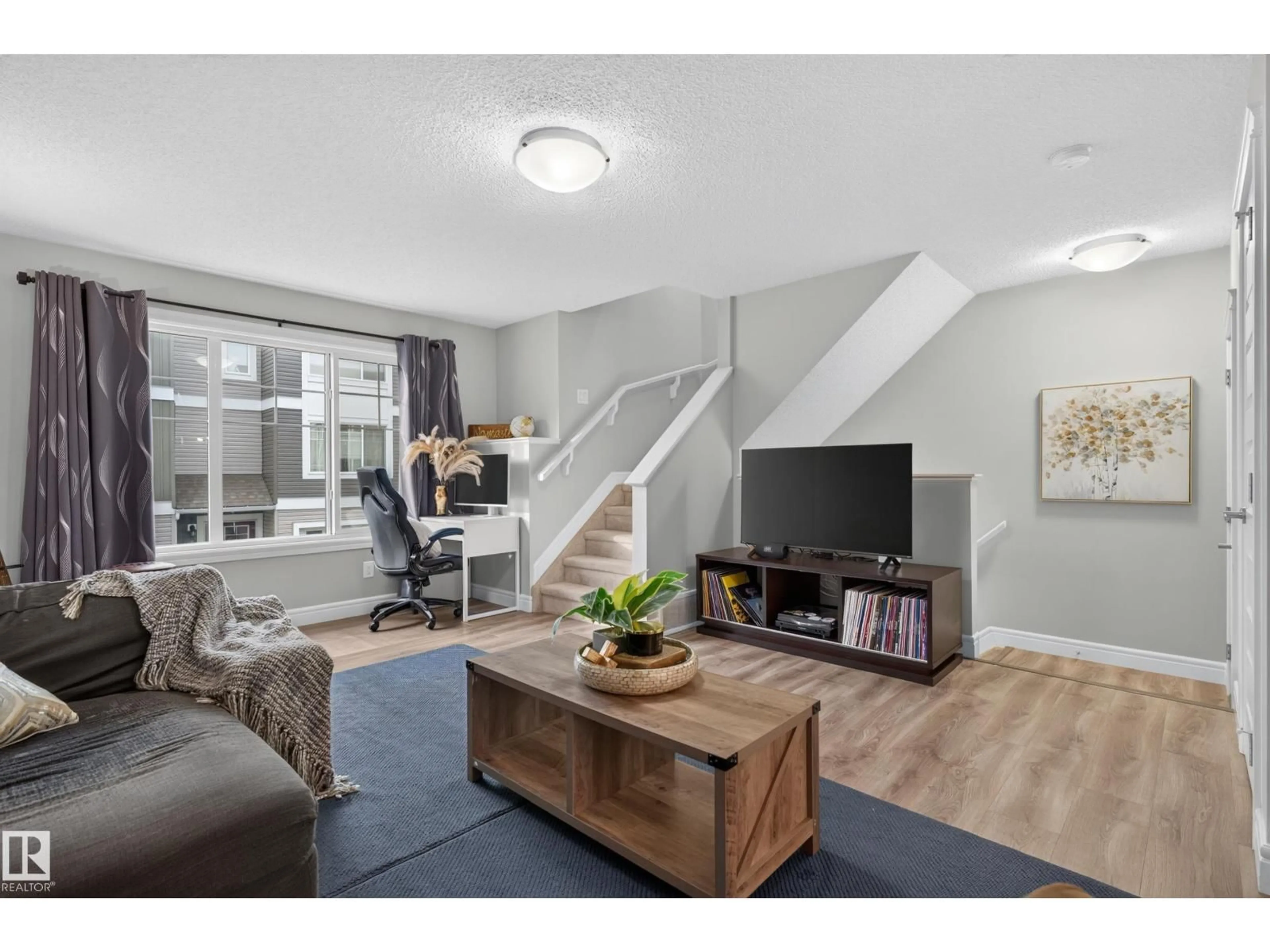 Living room with furniture, unknown for 63 - 1391 STARLING DR, Edmonton Alberta T5S0L3
