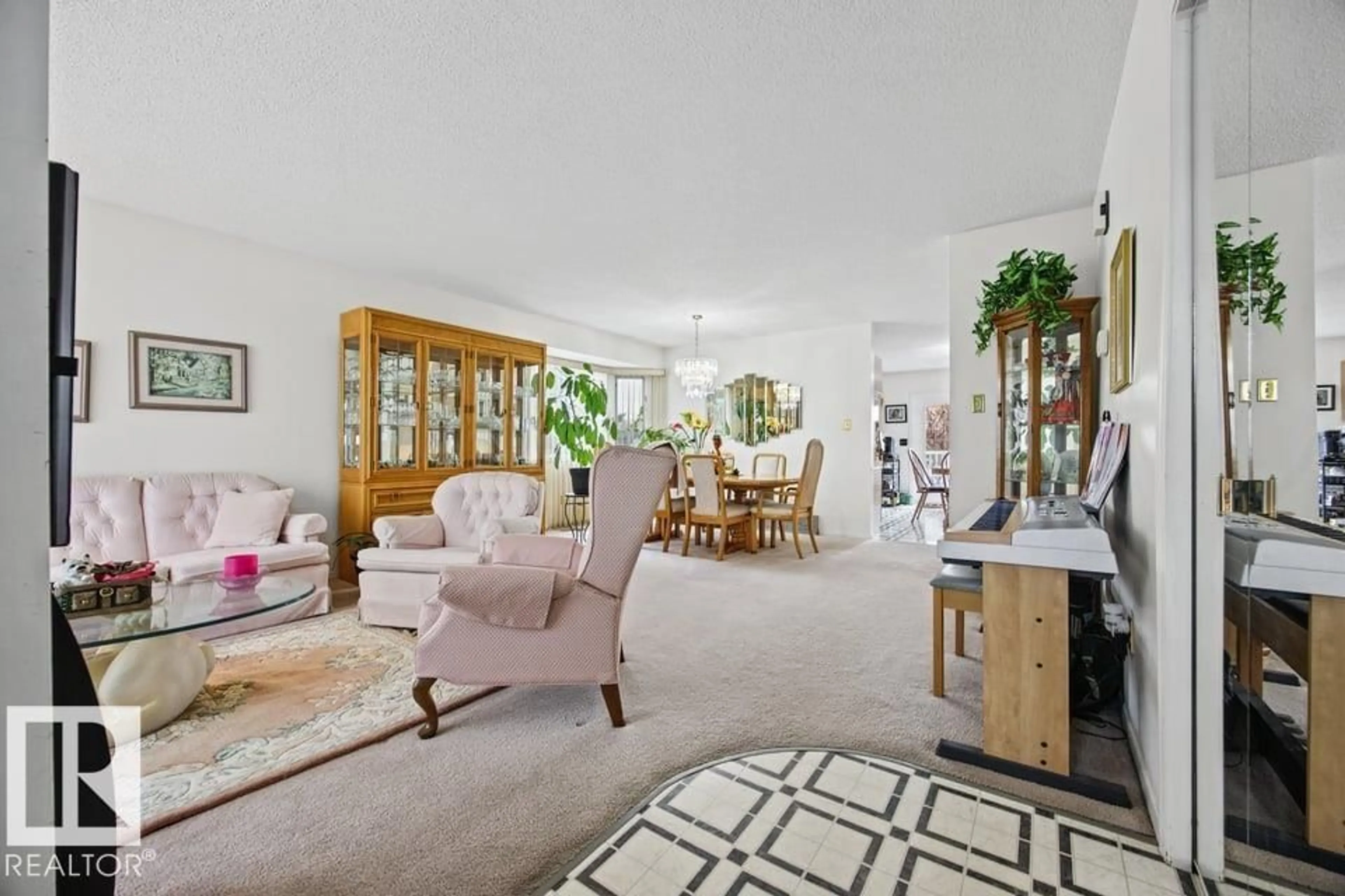 Living room with furniture, unknown for 15239 63 ST, Edmonton Alberta T5A4V8