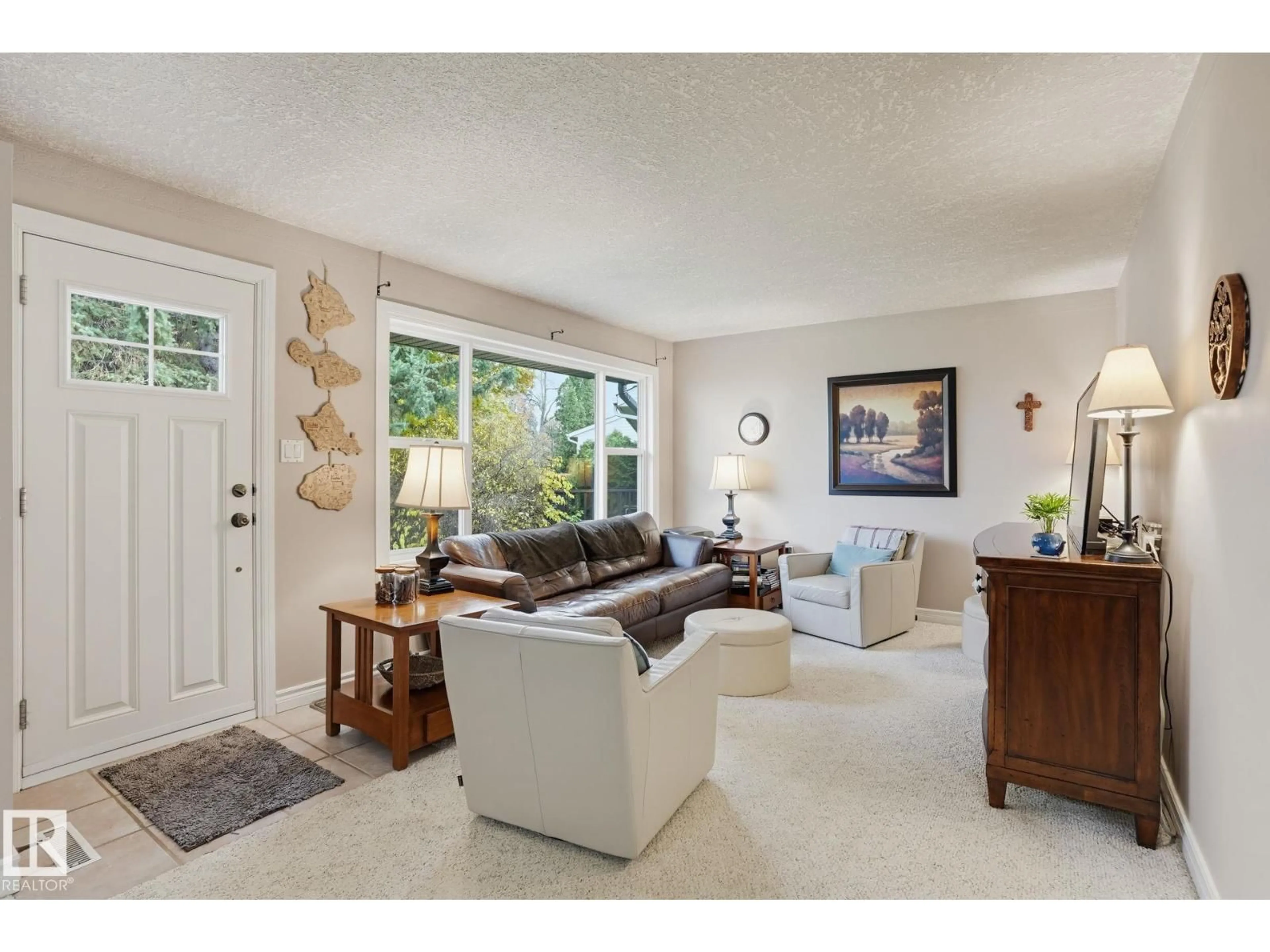 Living room with furniture, unknown for NW - 10542 161 ST, Edmonton Alberta T5P3J7