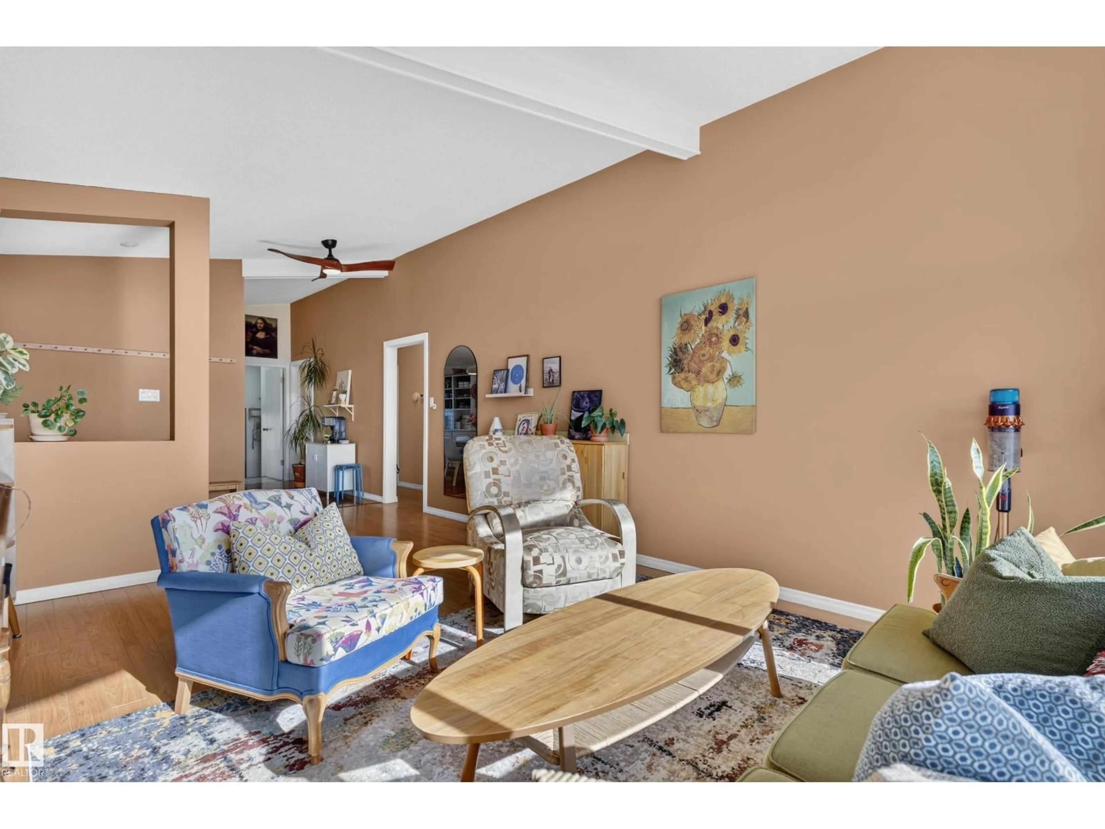 Living room with furniture, unknown for 6512 94 AV, Edmonton Alberta T6B0X9