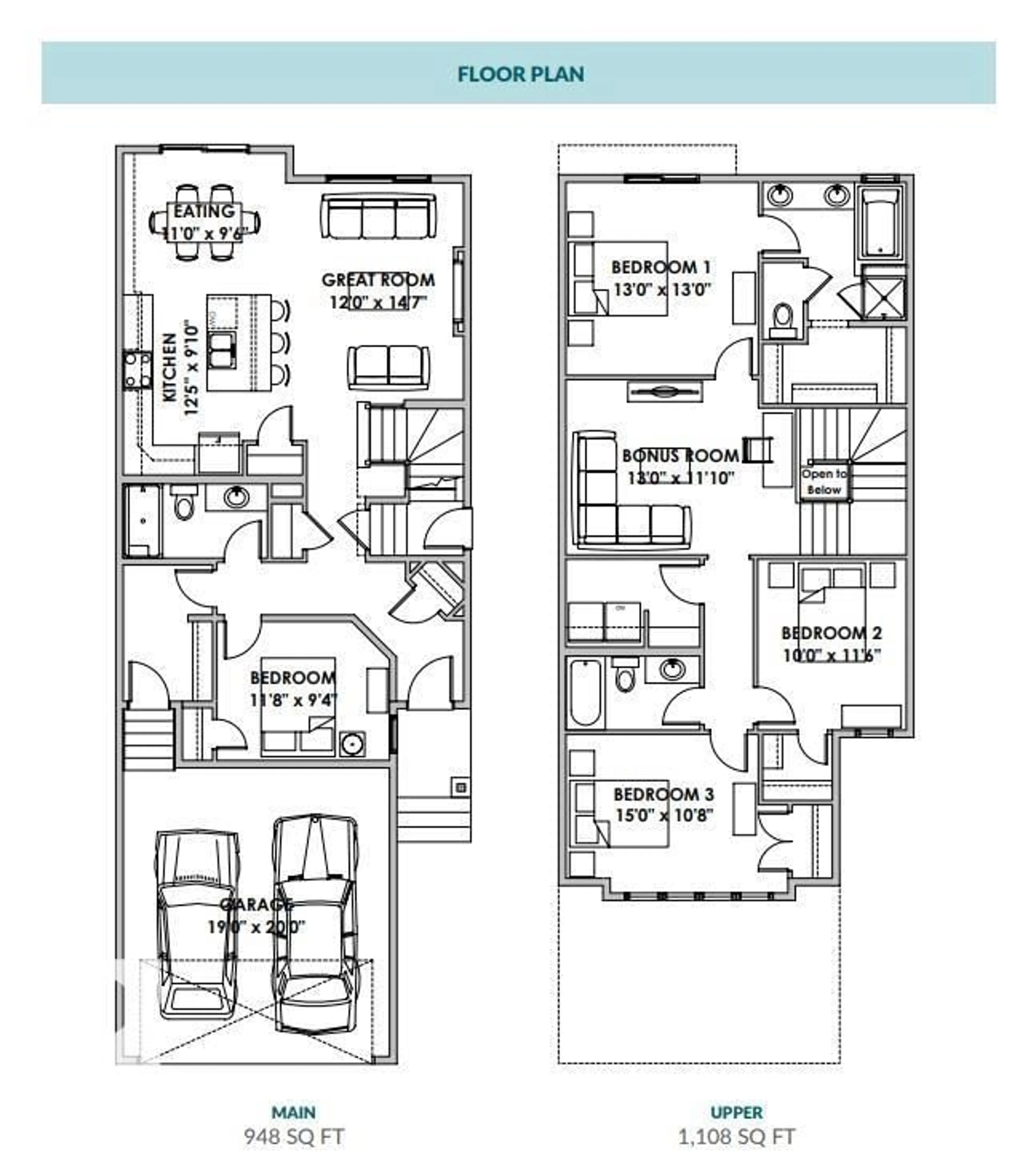 Floor plan for 5437 HAWTHORN RUN SW, Edmonton Alberta T6X3K5