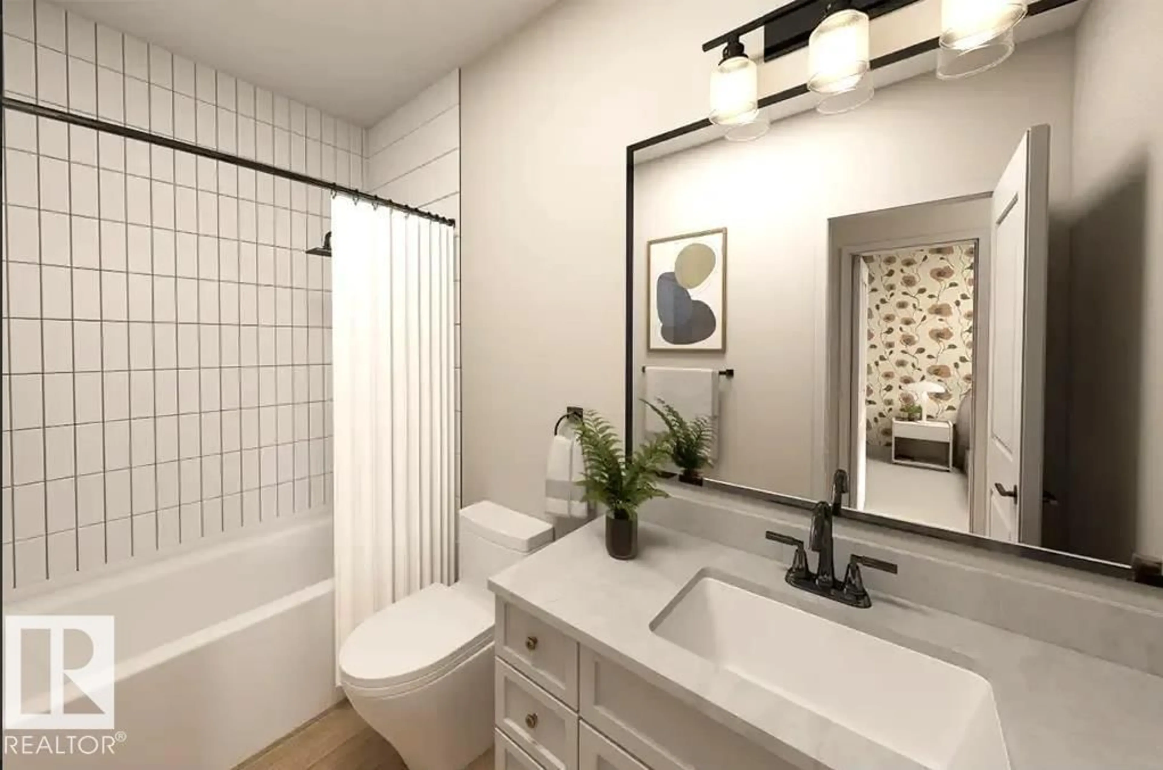 Contemporary bathroom, ceramic/tile floor for 5437 HAWTHORN RUN SW, Edmonton Alberta T6X3K5