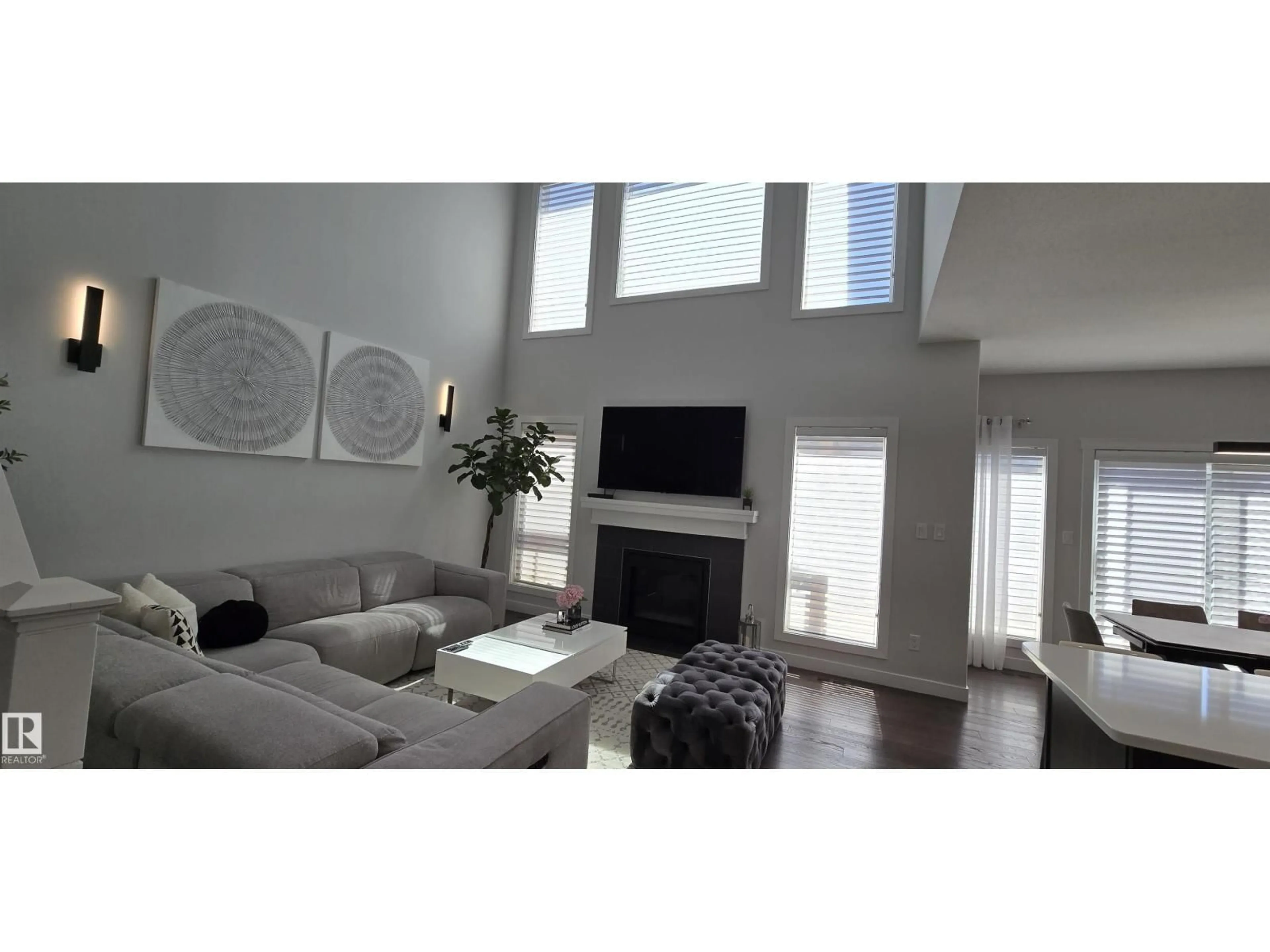 Living room with furniture, unknown for SW - 15883 13 AV, Edmonton Alberta T6W2H5