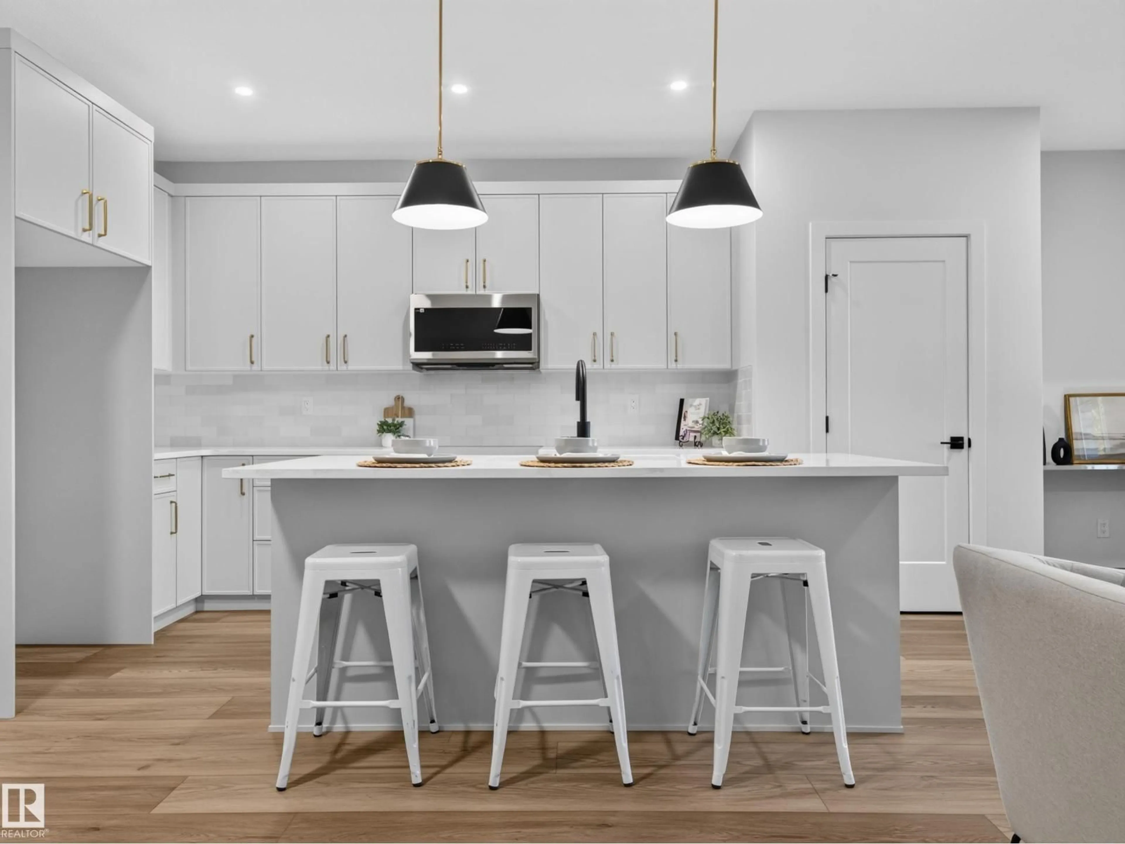 Open concept kitchen, unknown for 10985 130 ST, Edmonton Alberta T5M0Z6
