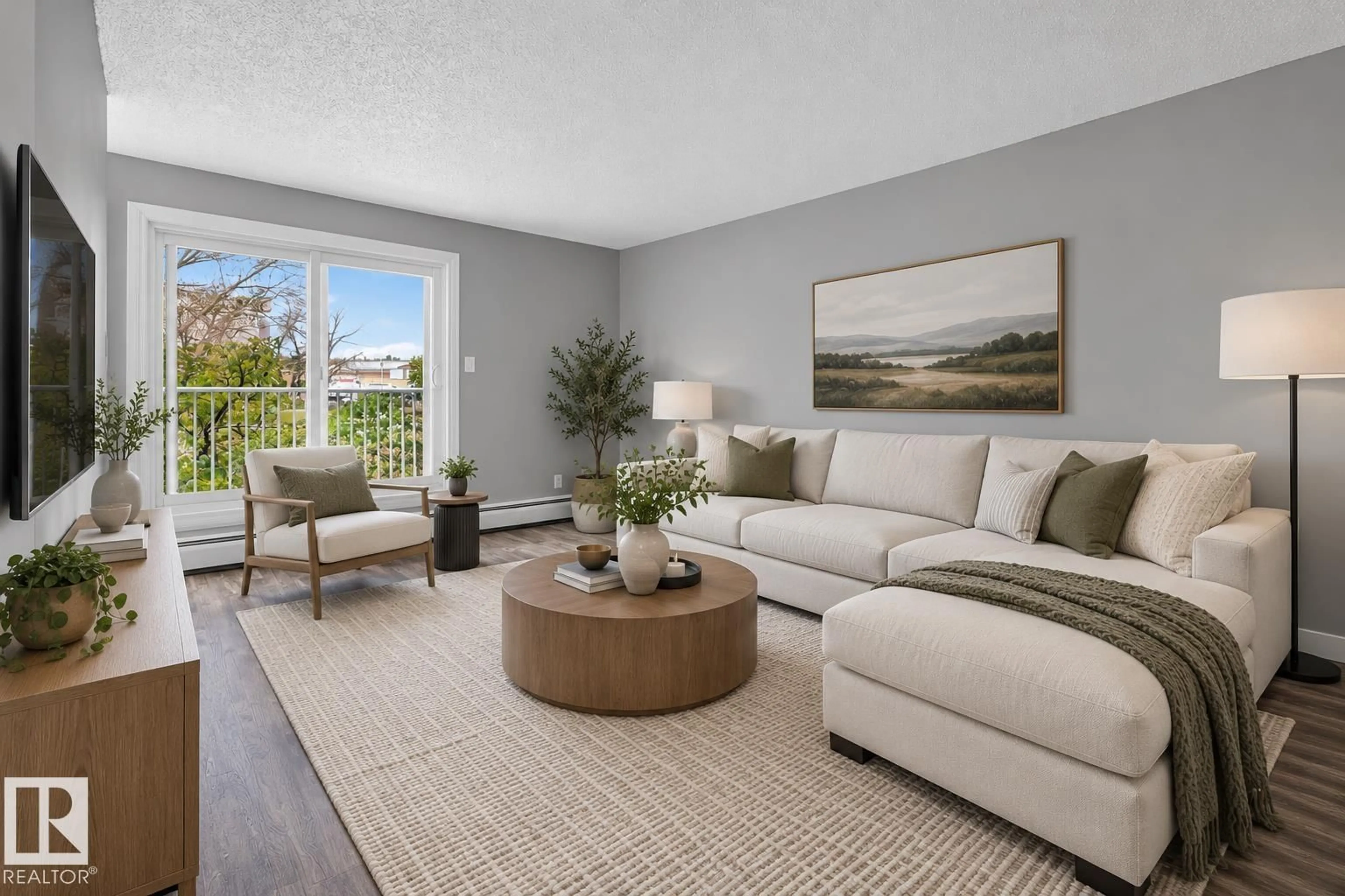 Living room with furniture, unknown for #27 - 11245 31 AV, Edmonton Alberta T6J3V5