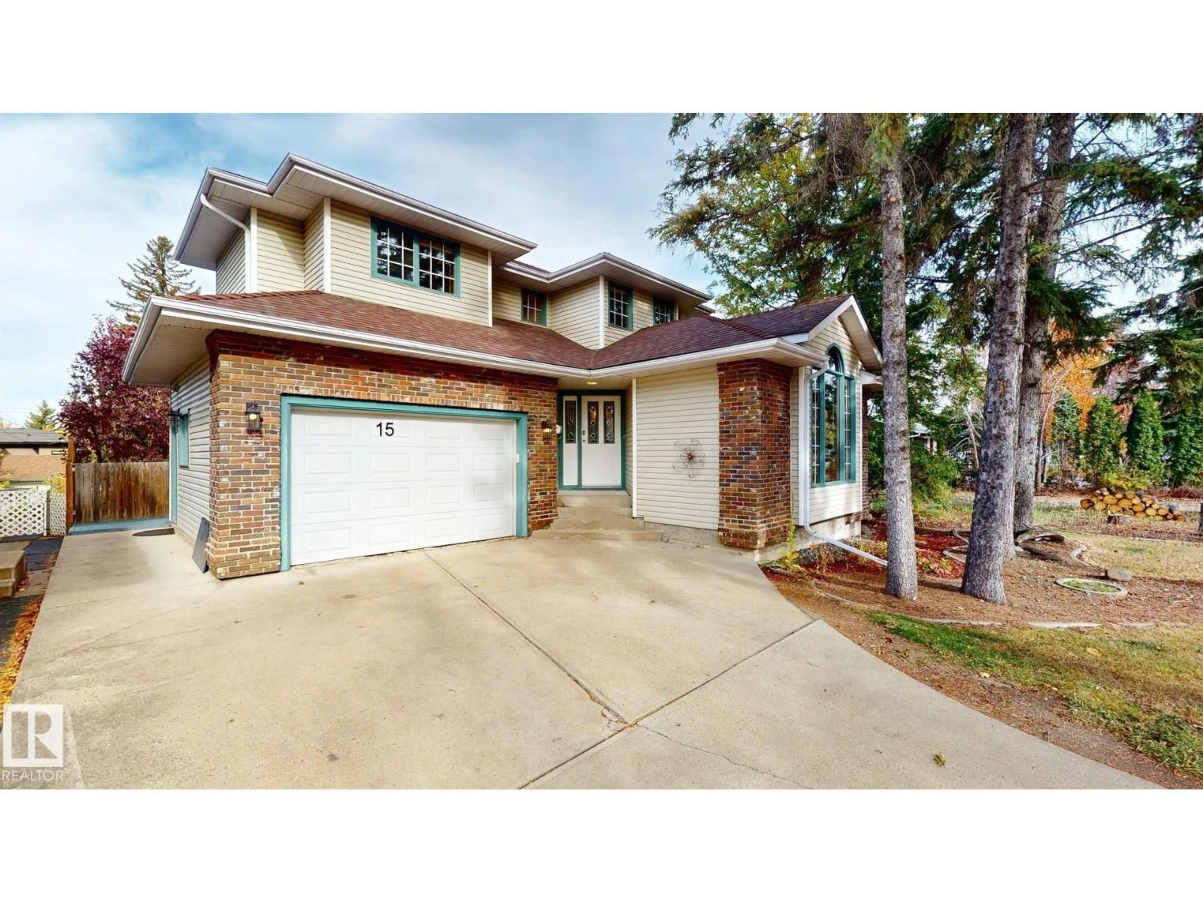 Home with brick exterior material, street for 15 BELMONT DR, St. Albert Alberta T8N0C4