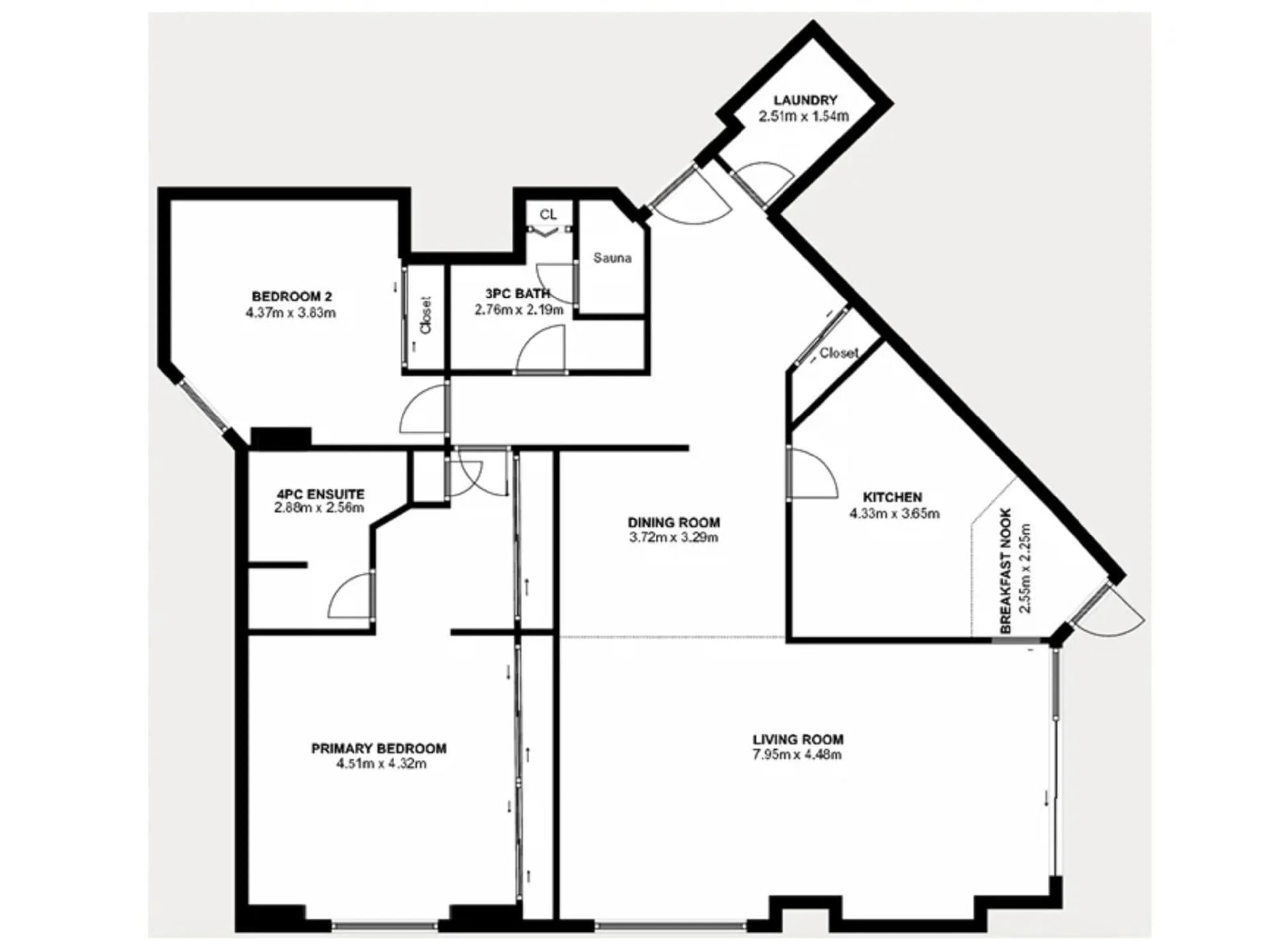 Floor plan for 9A - 10050 118 ST, Edmonton Alberta T5K2M8