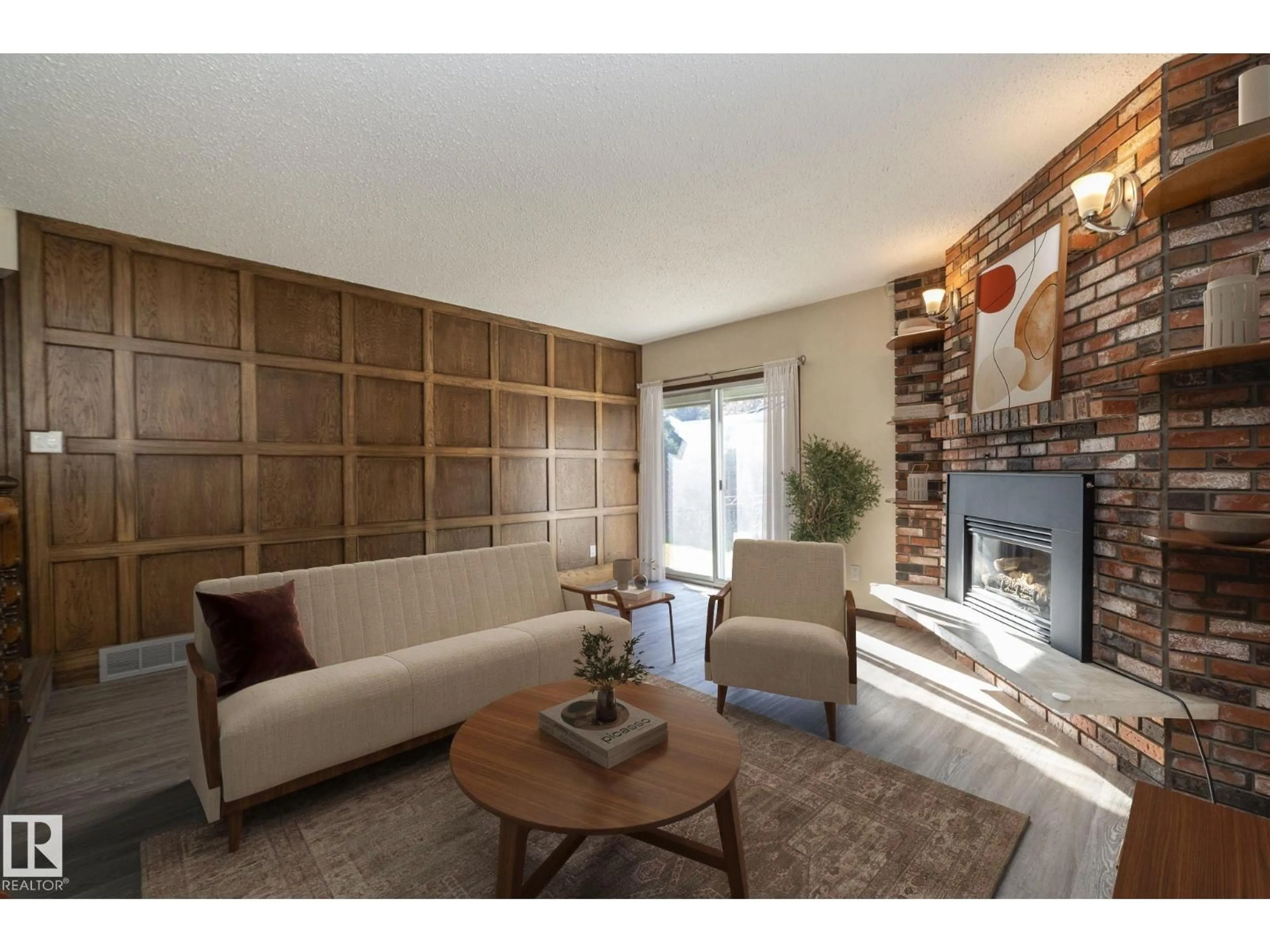 Living room with furniture, unknown for 18412 82 AV, Edmonton Alberta T5T3K4