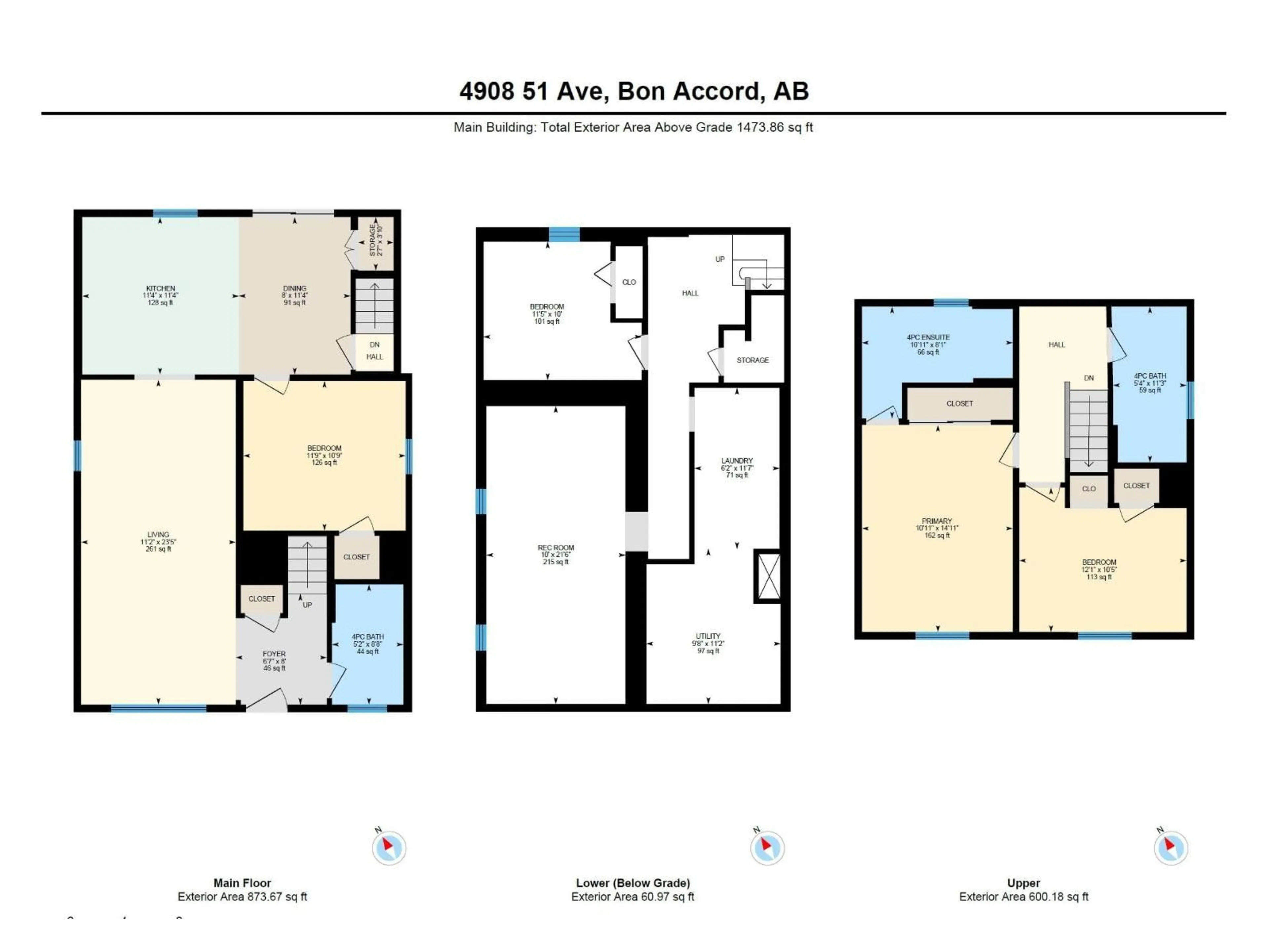 Floor plan for 4908 51 AV, Bon Accord Alberta T0A0K0