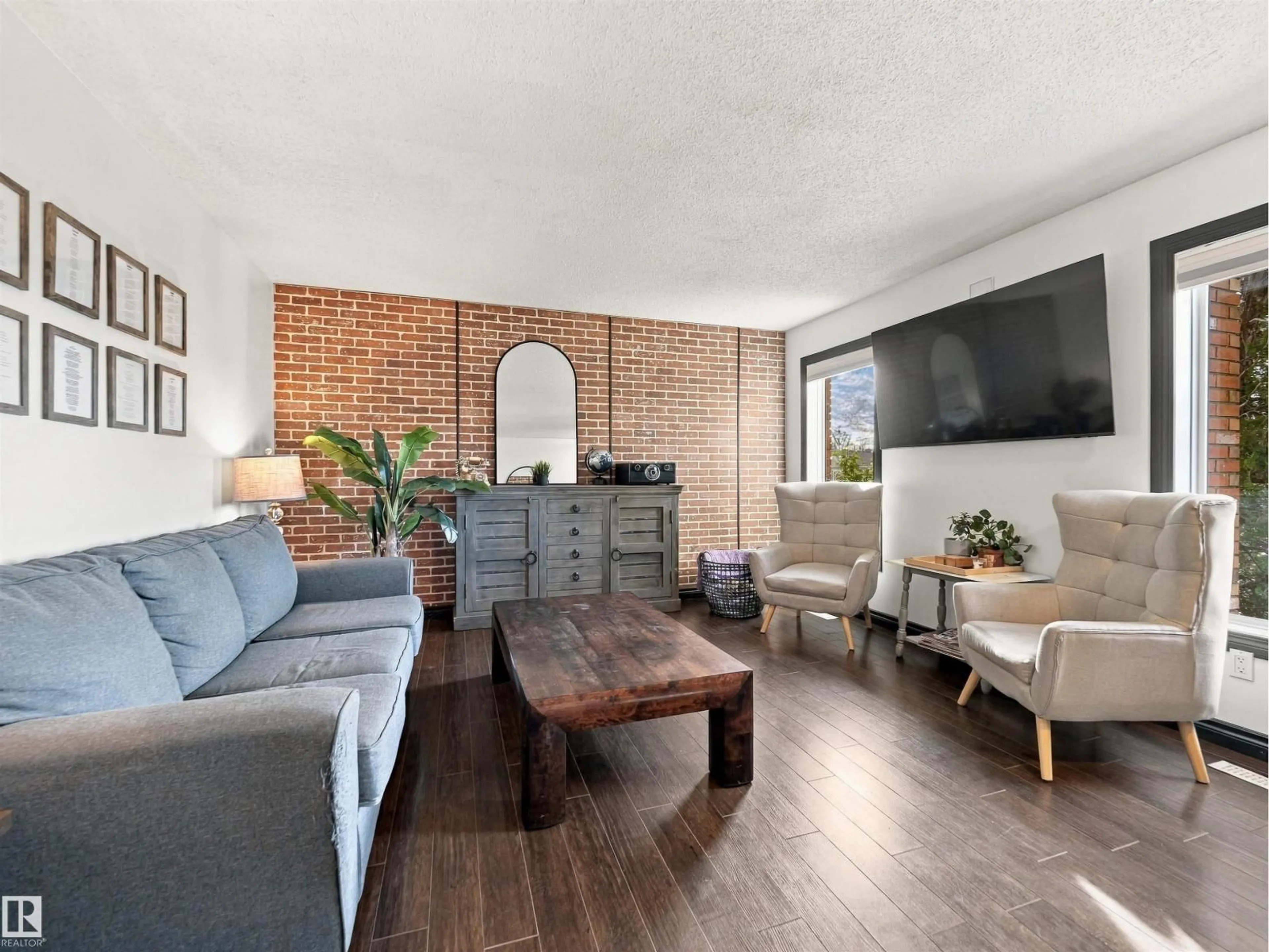 Living room with furniture, unknown for 16107 101 ST, Edmonton Alberta T5X5A3