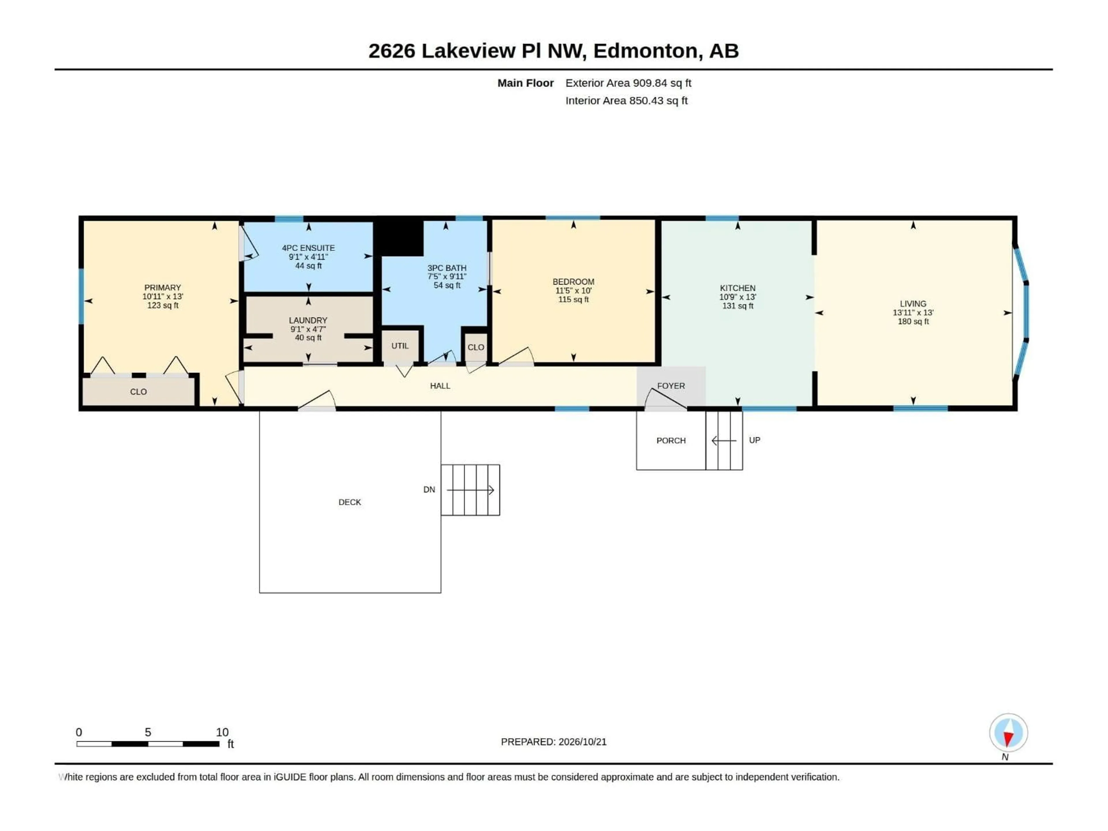 Floor plan for 10770 - 2626 WINTERBURN RD, Edmonton Alberta T5S1T7