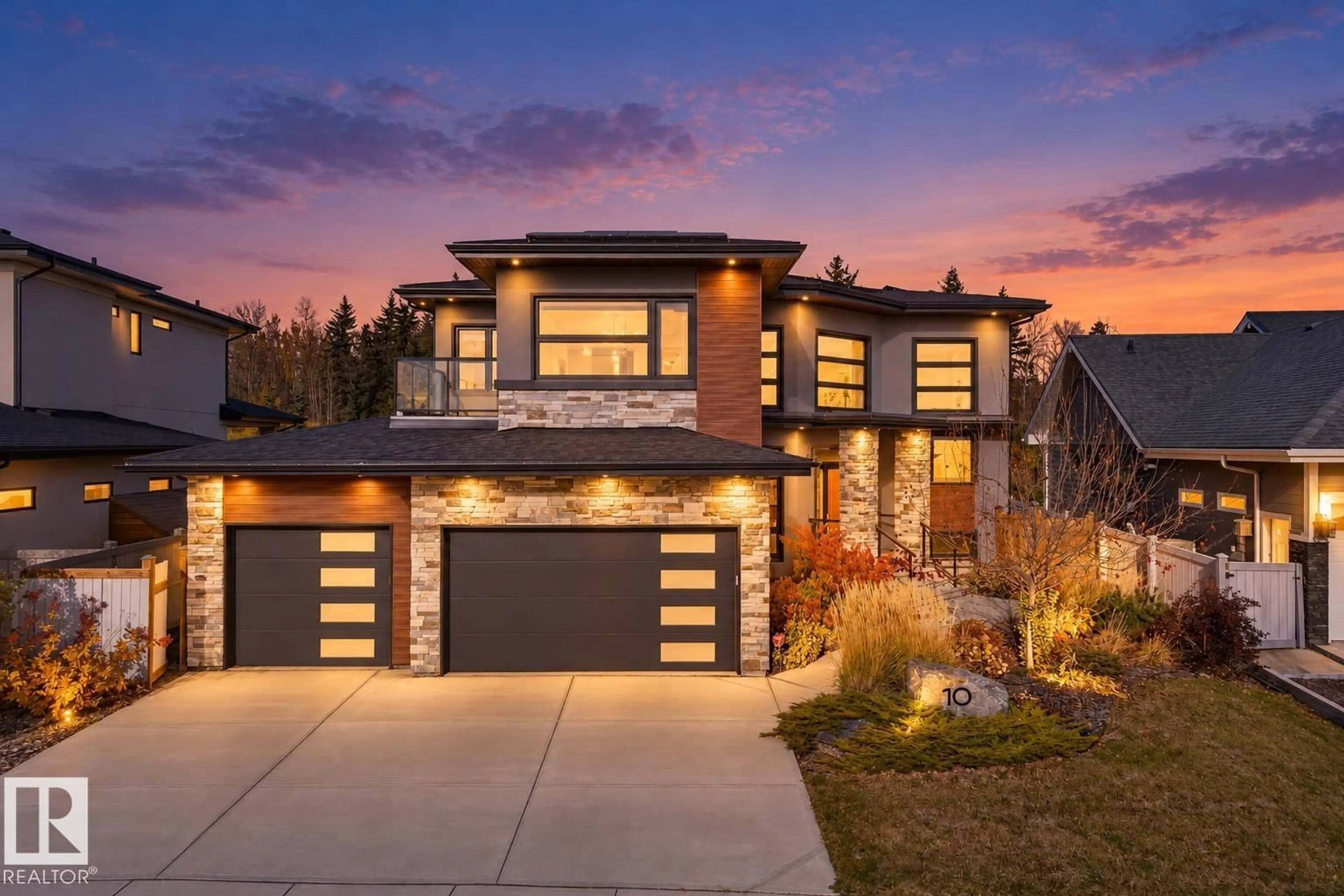 Home with brick exterior material, street for 10 LEGACY, St. Albert Alberta T8N7R2