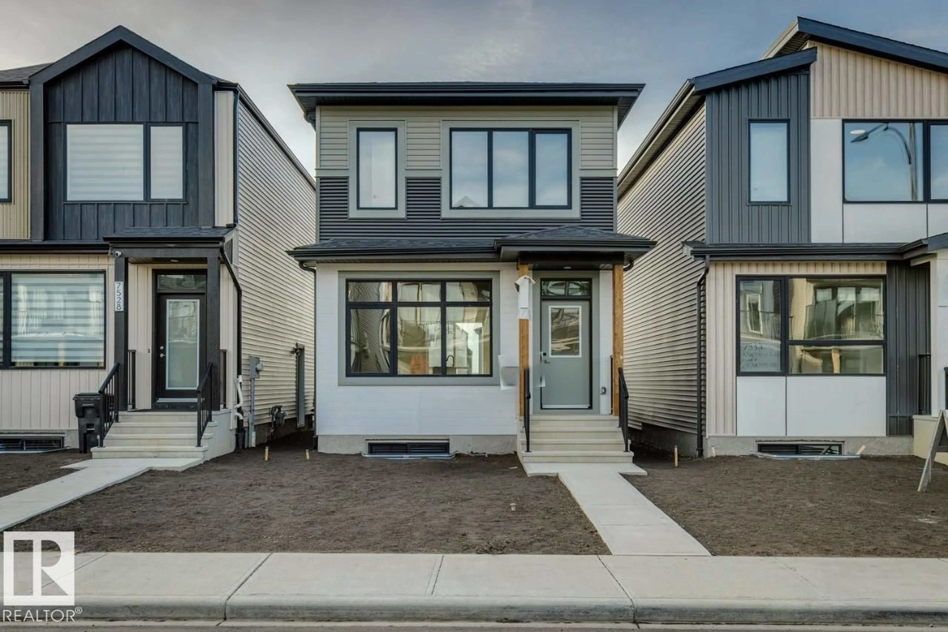 Home with brick exterior material, street for SW - 7530 KLAPSTEIN LI, Edmonton Alberta T6W5T2