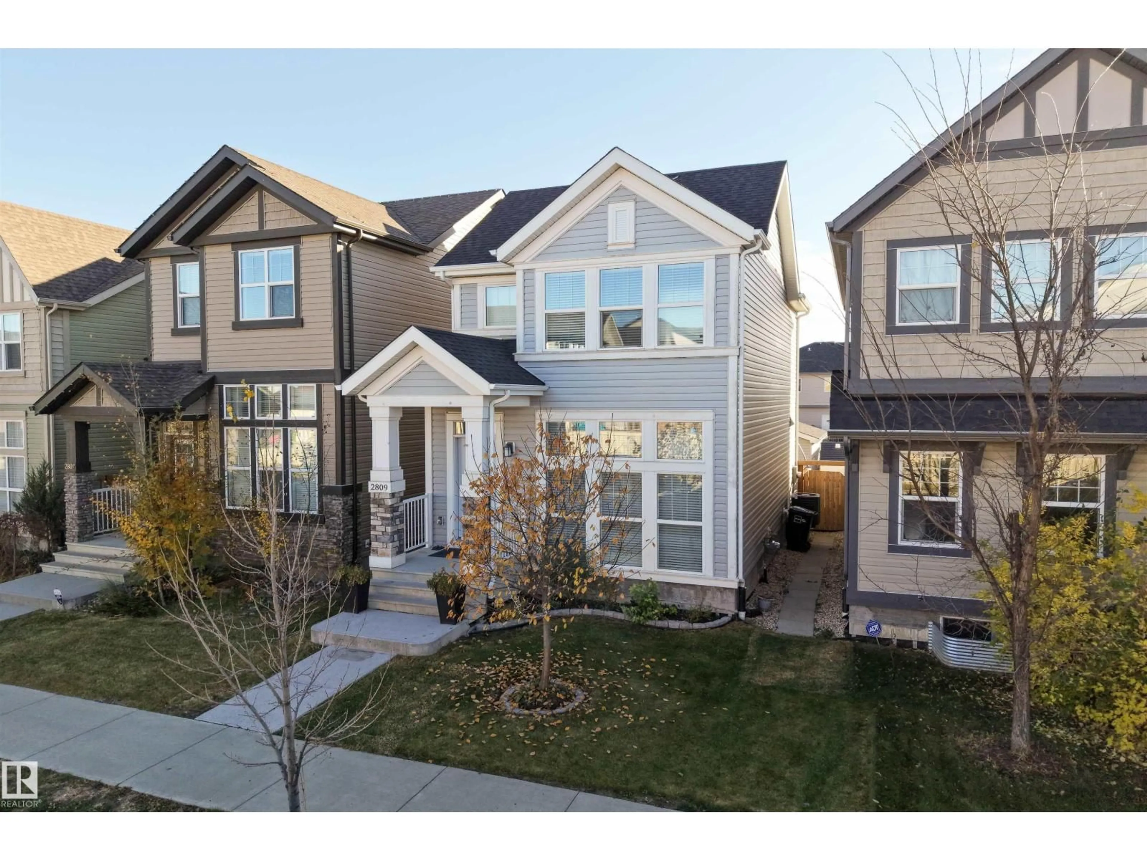 Home with vinyl exterior material, street for SW - 2809 ANTON WD, Edmonton Alberta T6W4B1