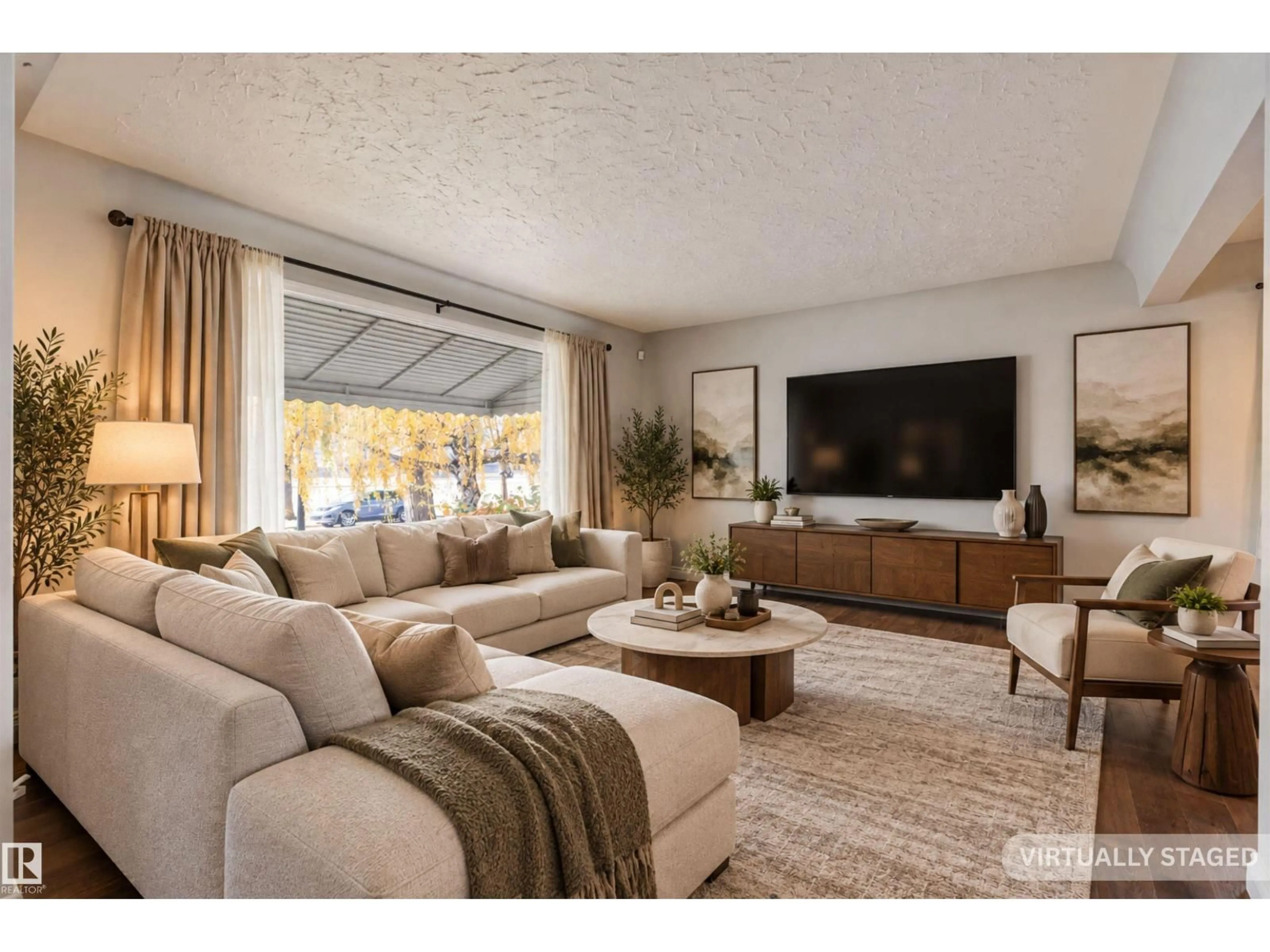 Living room with furniture, unknown for NW - 11643 137 ST, Edmonton Alberta T5M1N8