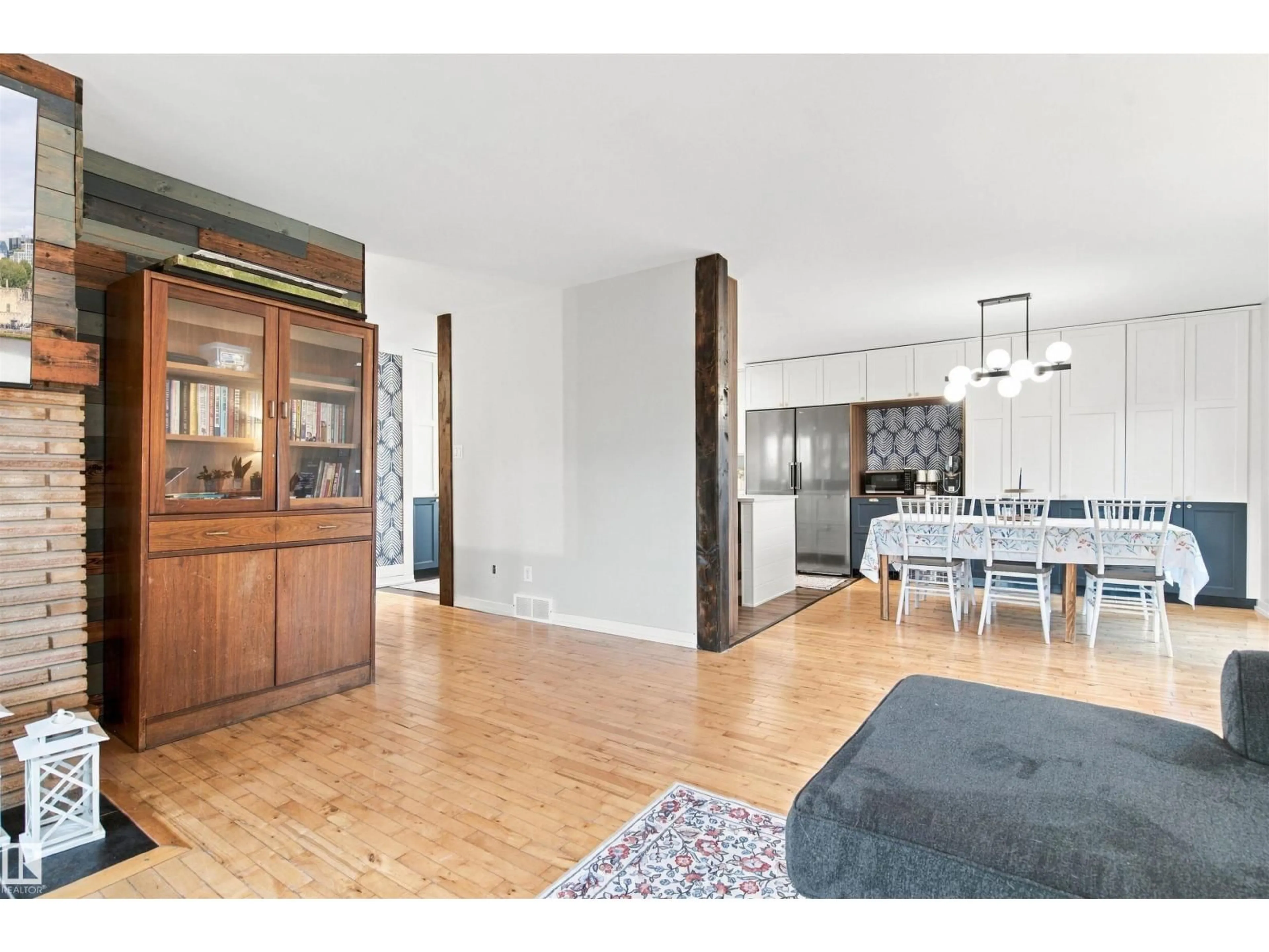 Open concept kitchen, wood/laminate floor for 5708 47 AV, Cold Lake Alberta T9M1T9