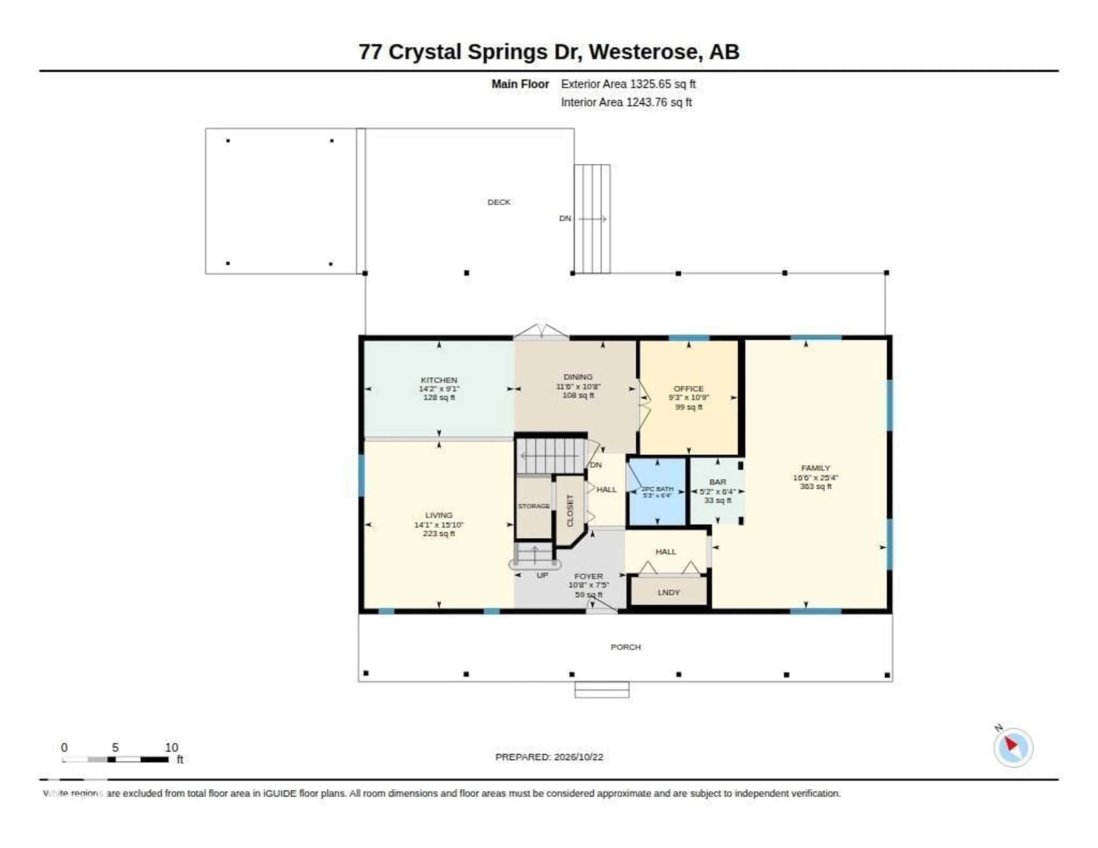 Floor plan for 144 462054 RGE ROAD 11, Rural Wetaskiwin County Alberta T0C2V0