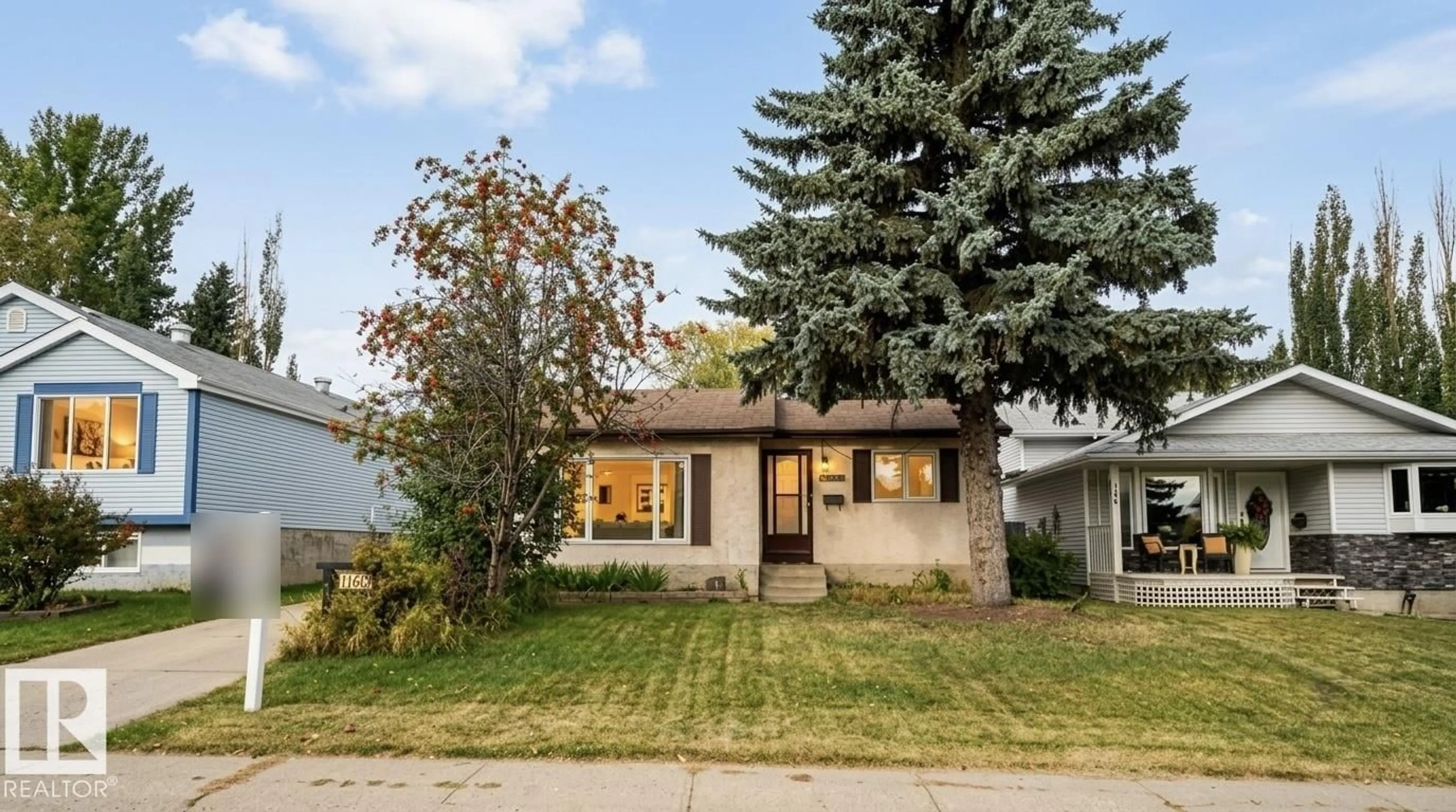 Home with vinyl exterior material, street for NW - 1160 35A ST, Edmonton Alberta T6L3G3