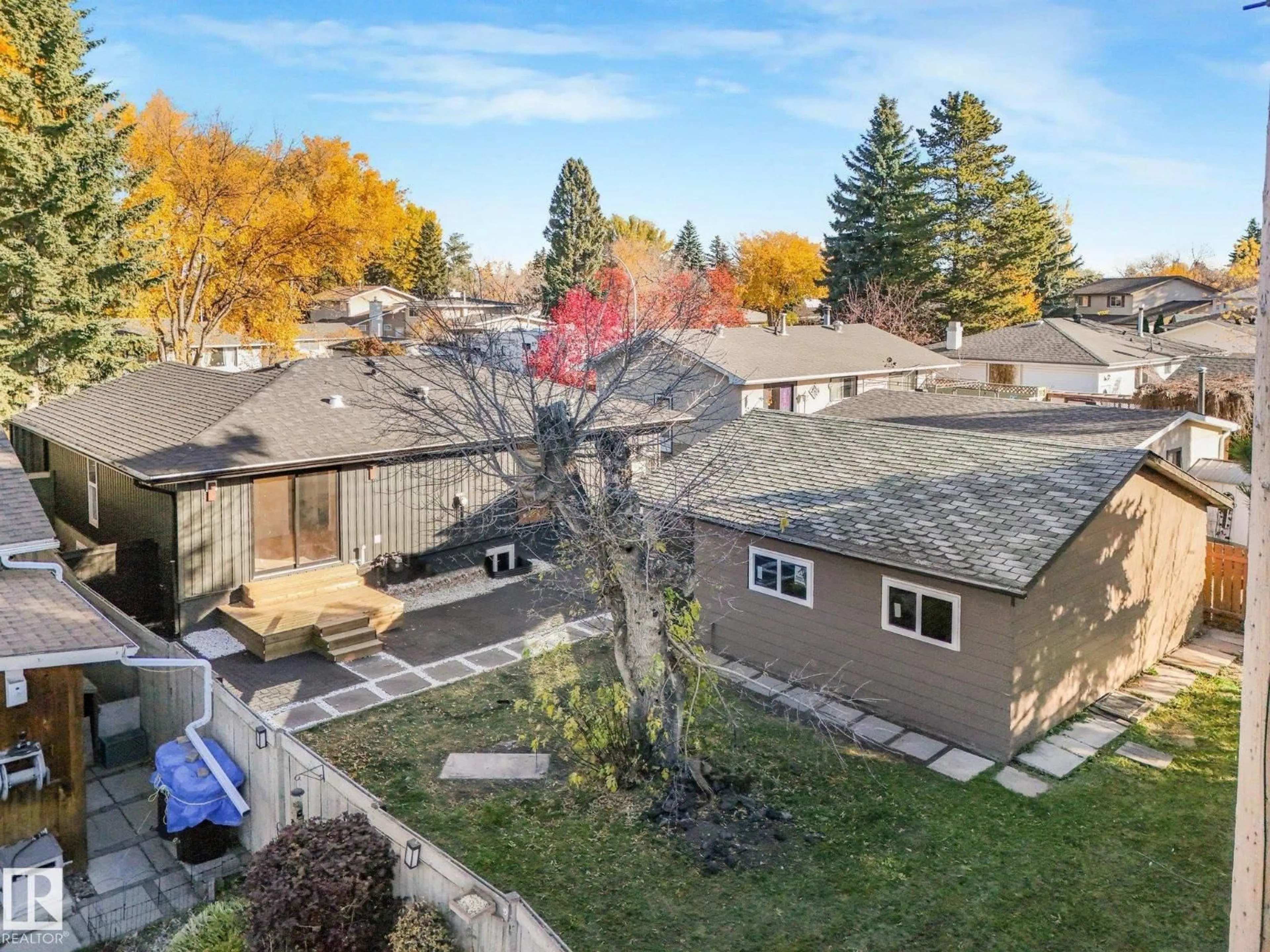 A pic from outside/outdoor area/front of a property/back of a property/a pic from drone, unknown for 1036 MOYER DR, Sherwood Park Alberta T8A1E6