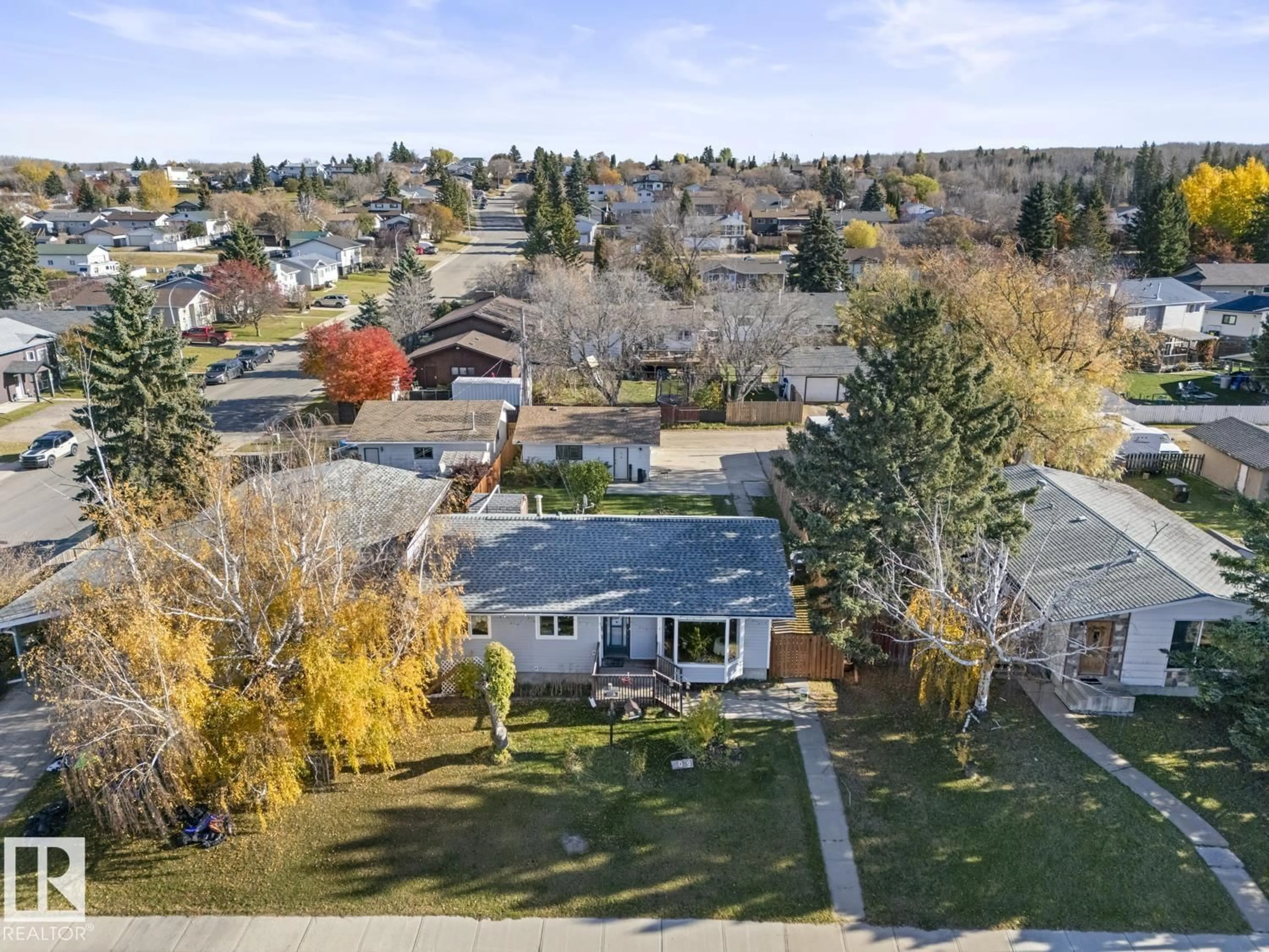 A pic from outside/outdoor area/front of a property/back of a property/a pic from drone, mountain view for 5019 45 ST, Cold Lake Alberta T9M1Z2