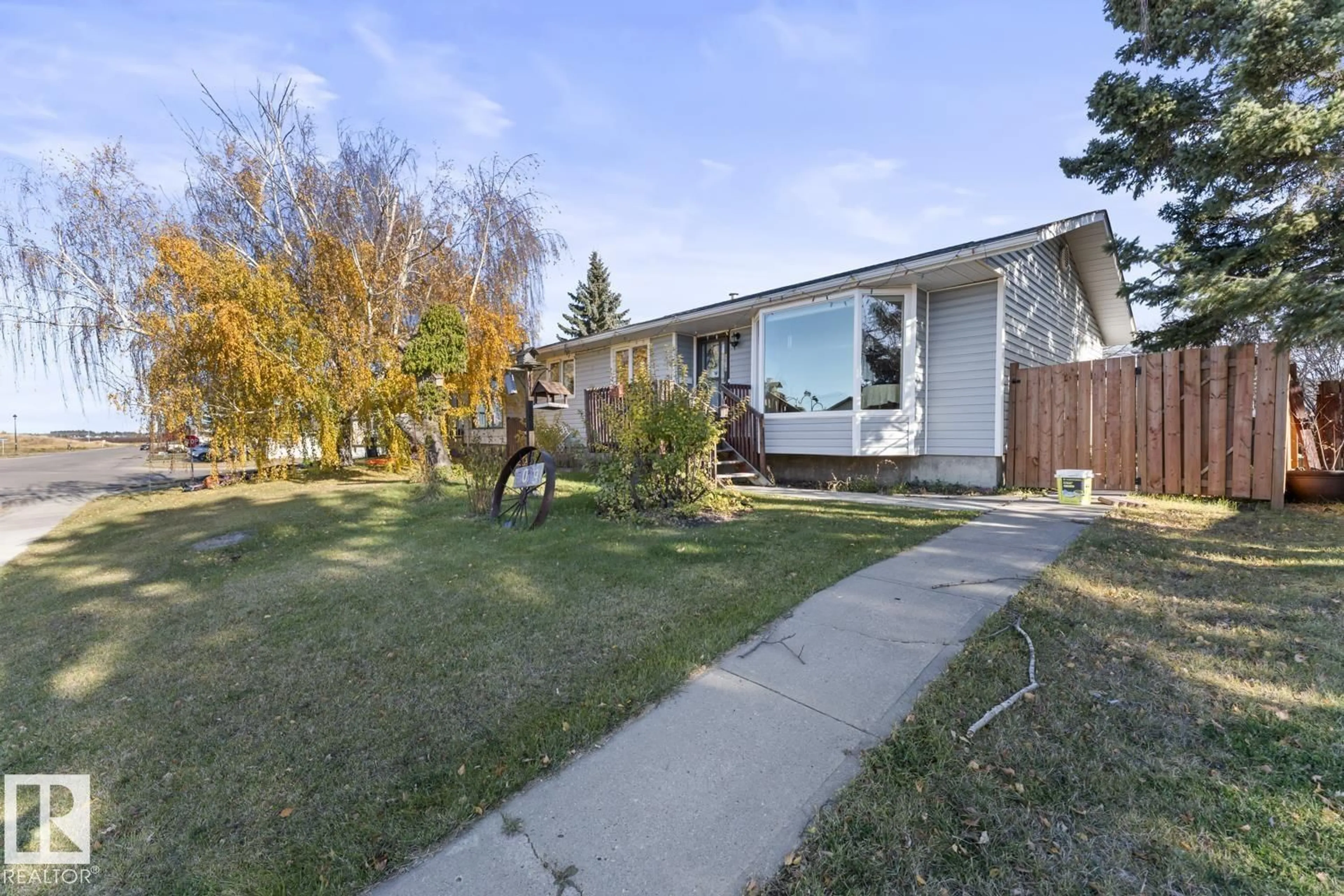 A pic from outside/outdoor area/front of a property/back of a property/a pic from drone, street for 5019 45 ST, Cold Lake Alberta T9M1Z2