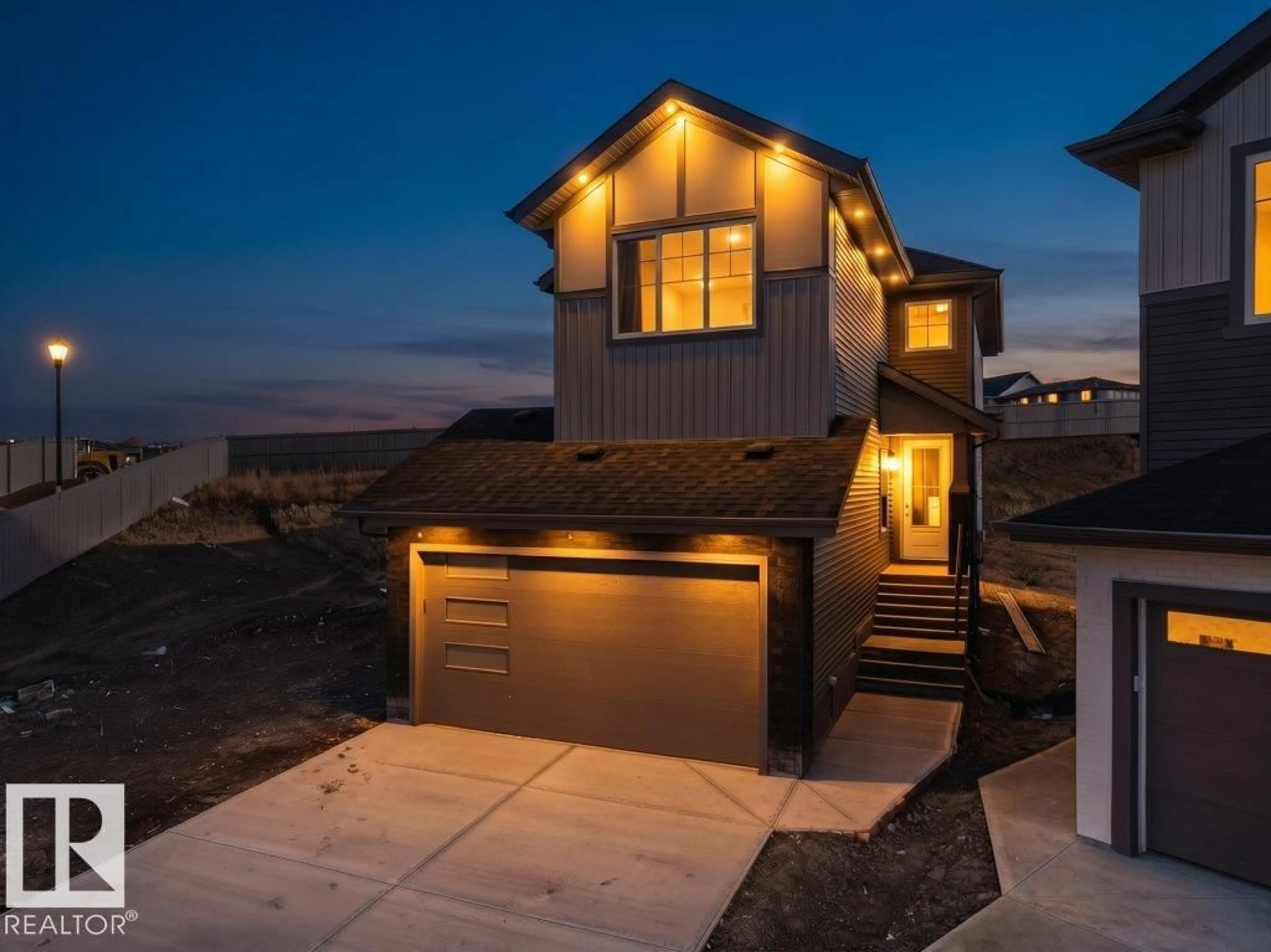 Home with vinyl exterior material, street for 1435 OSPREY COURT, Edmonton Alberta T5S0X4