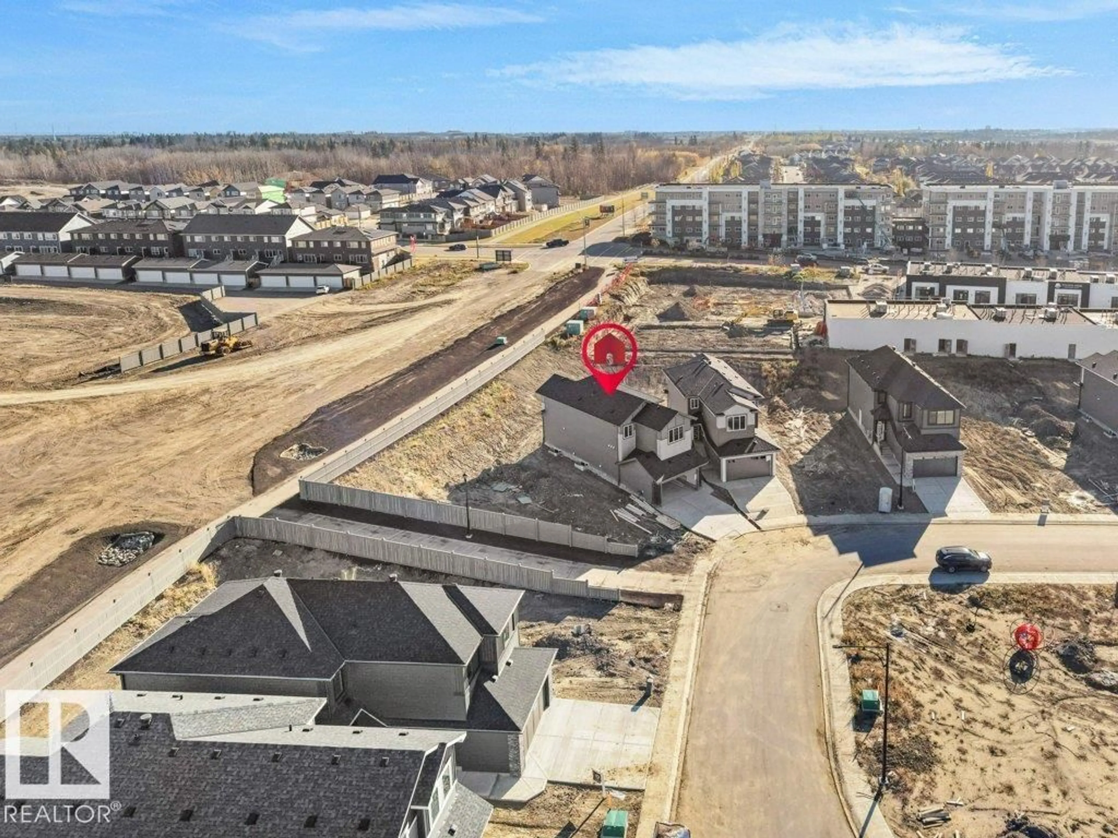 A pic from outside/outdoor area/front of a property/back of a property/a pic from drone, unknown for 1435 OSPREY COURT, Edmonton Alberta T5S0X4