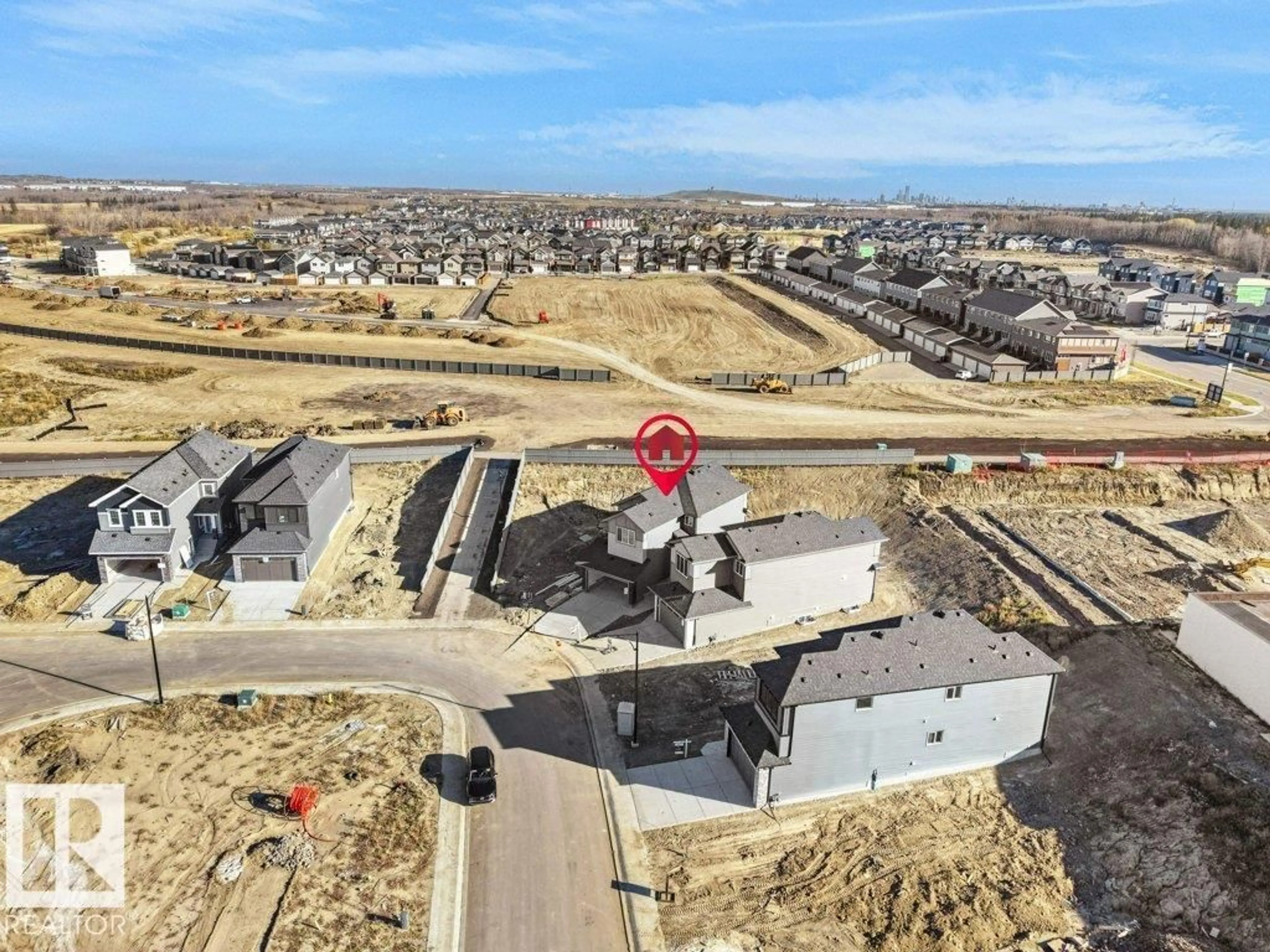 A pic from outside/outdoor area/front of a property/back of a property/a pic from drone, street for 1435 OSPREY COURT, Edmonton Alberta T5S0X4