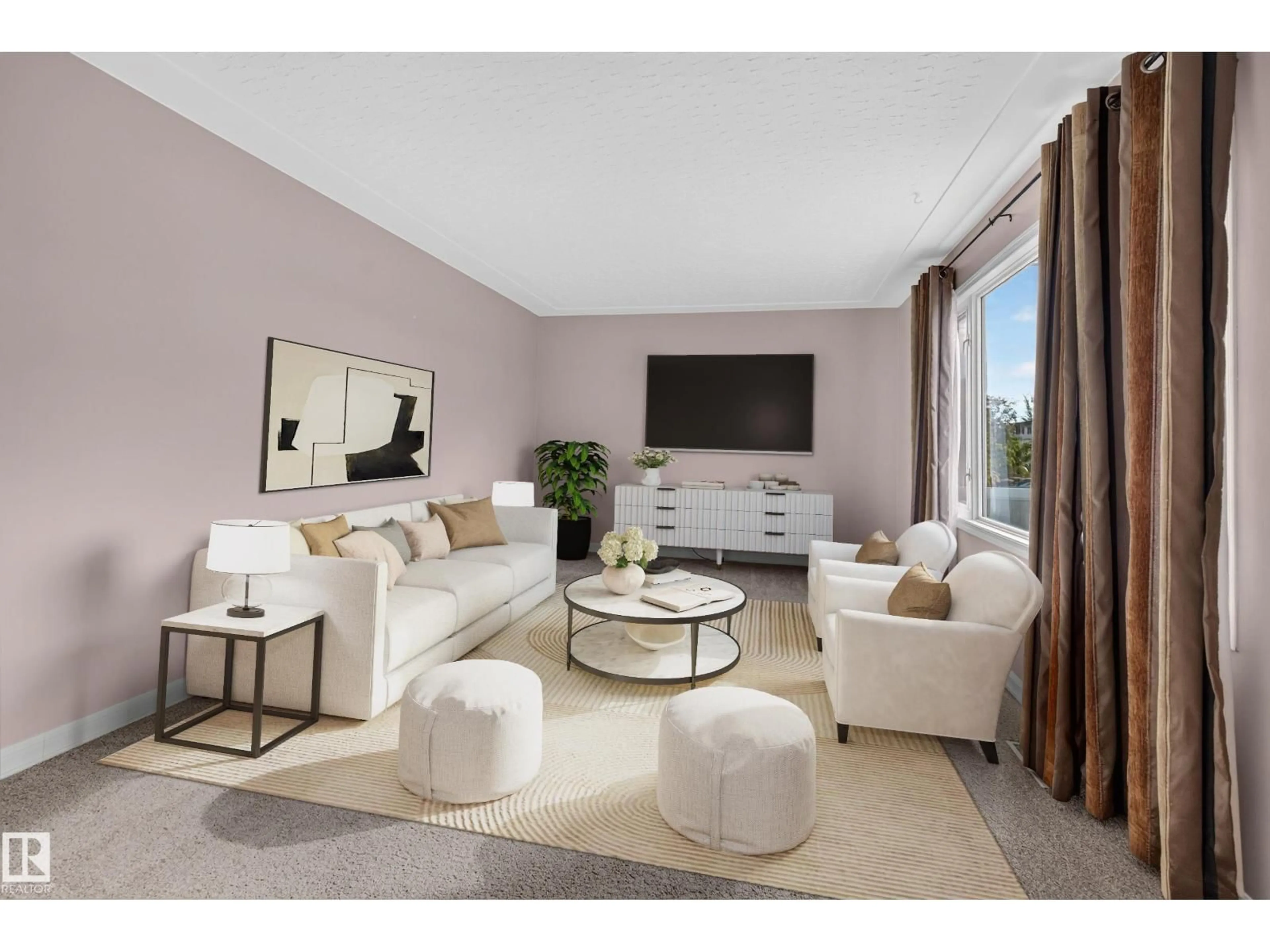 Living room with furniture, unknown for 9108 132A AV NW, Edmonton Alberta T5E1B5