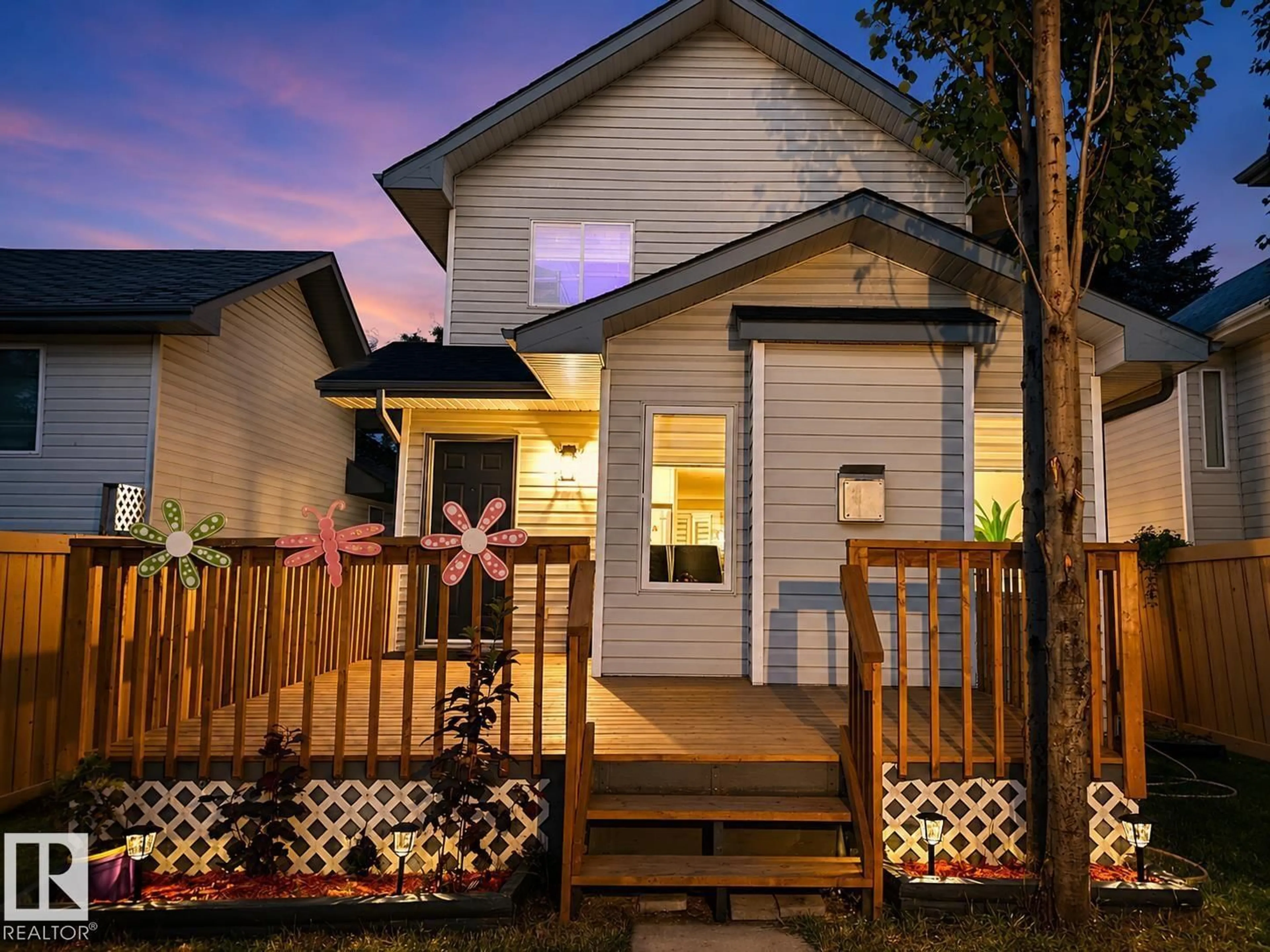 Home with vinyl exterior material, street for NW - 3830 22 ST, Edmonton Alberta T6T1K8