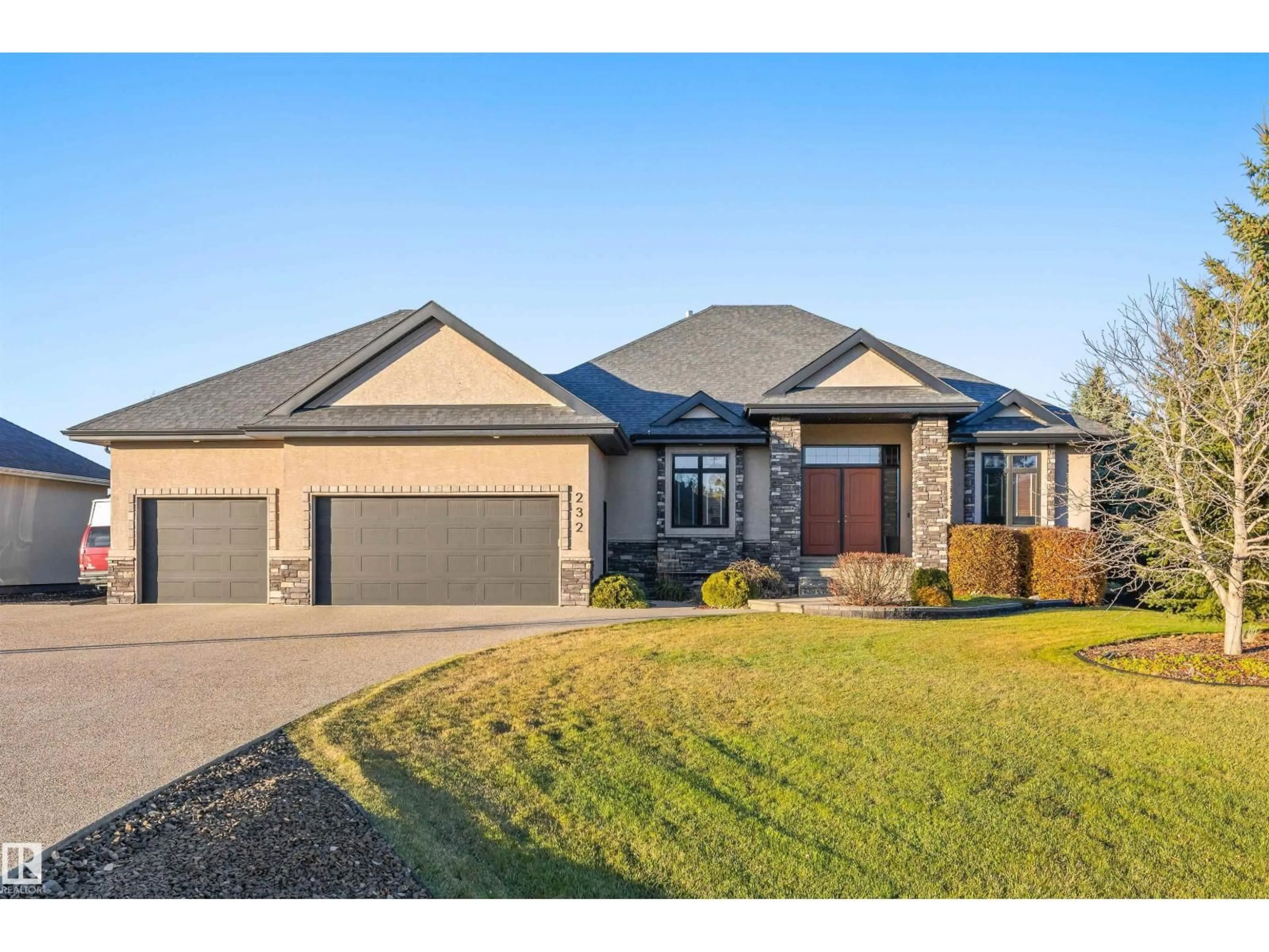 Home with brick exterior material, street for 54418 - 232 RGE ROAD 251, Rural Sturgeon County Alberta T8T0C7