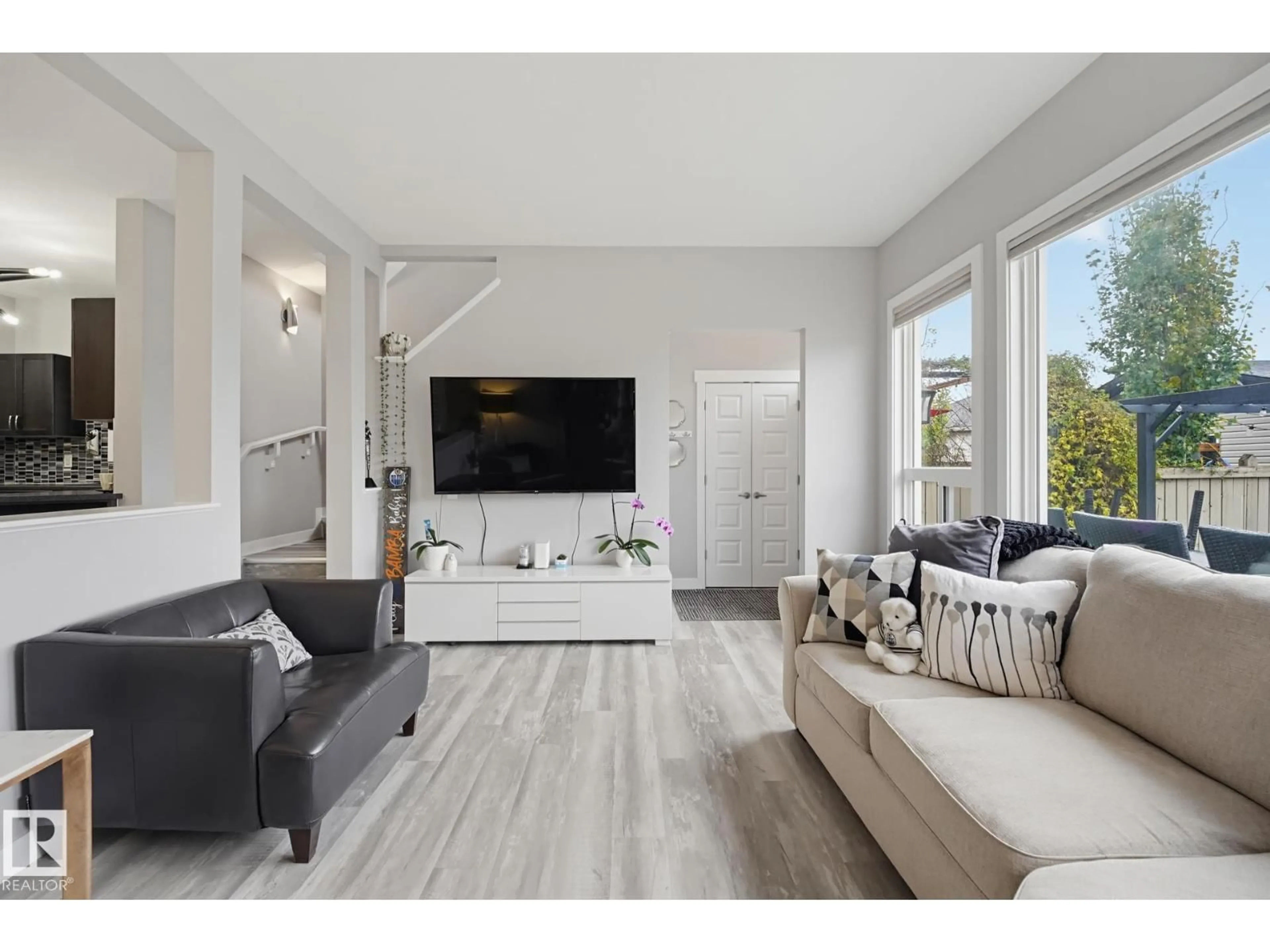 Living room with furniture, unknown for 3480 CUTLER CR, Edmonton Alberta T6W2B3