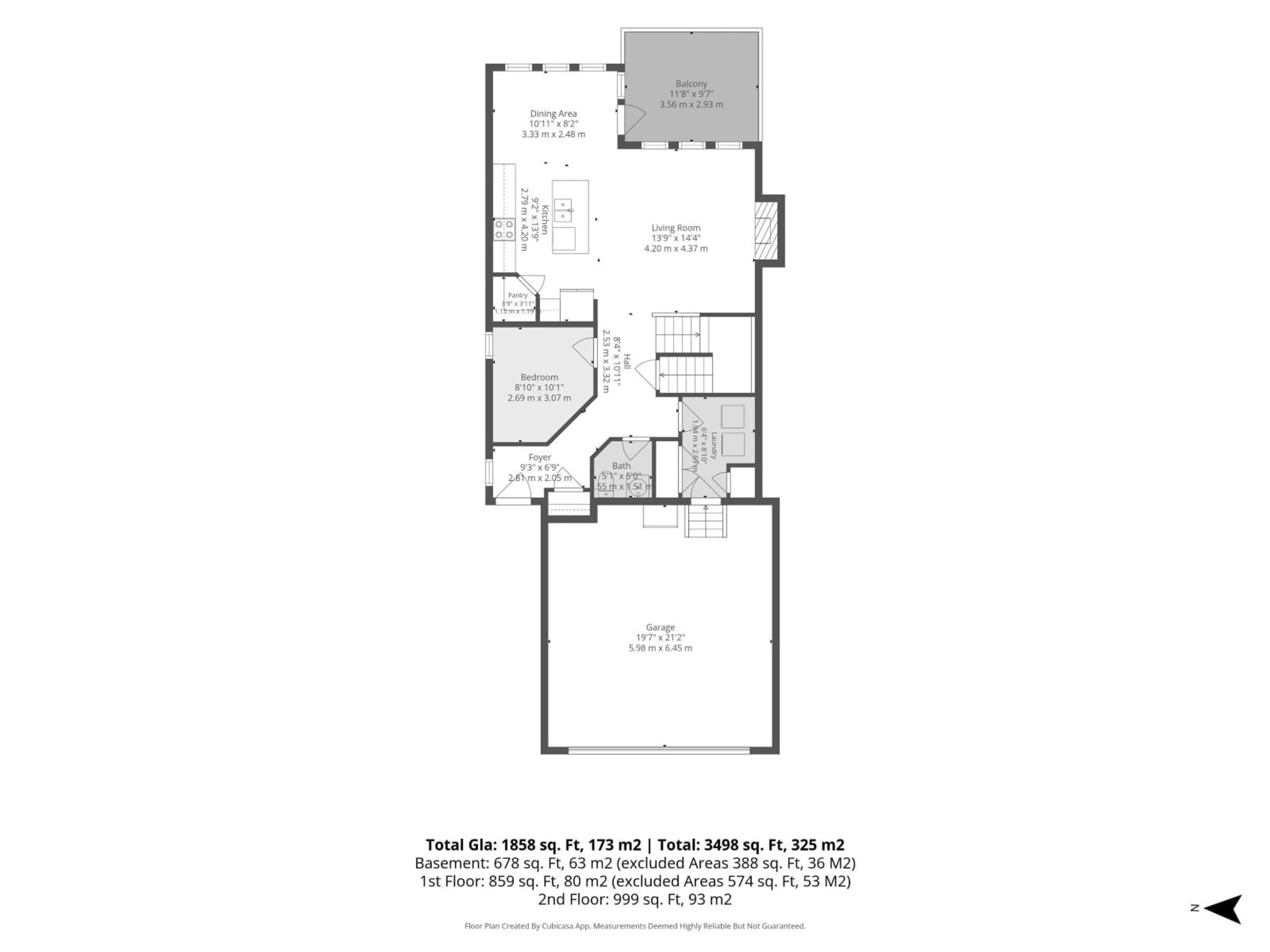 Floor plan for NW - 9903 222 ST, Edmonton Alberta T5T7J1